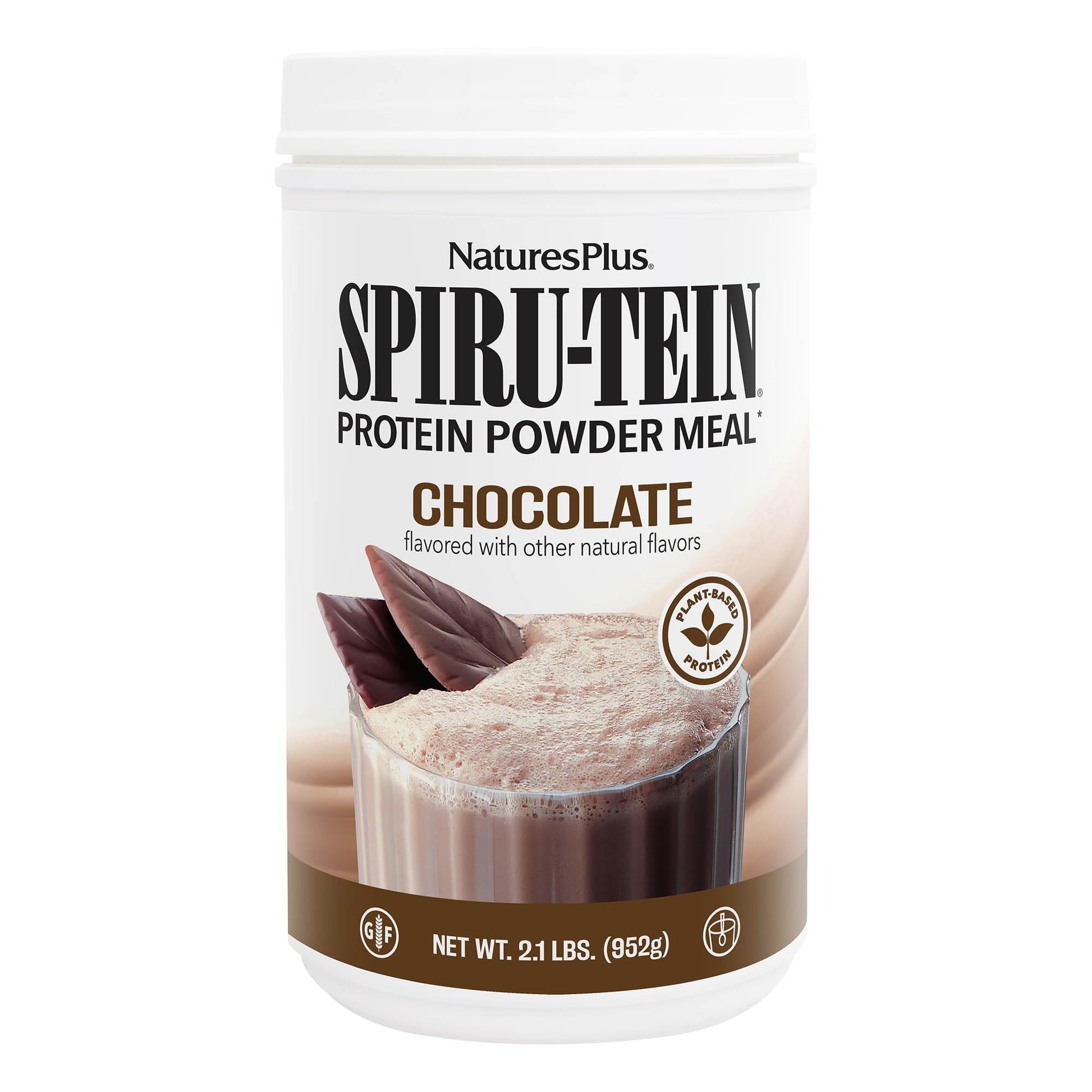 NaturesPlus Spiru-Tein Protein Powder Chocolate, 33.6 oz