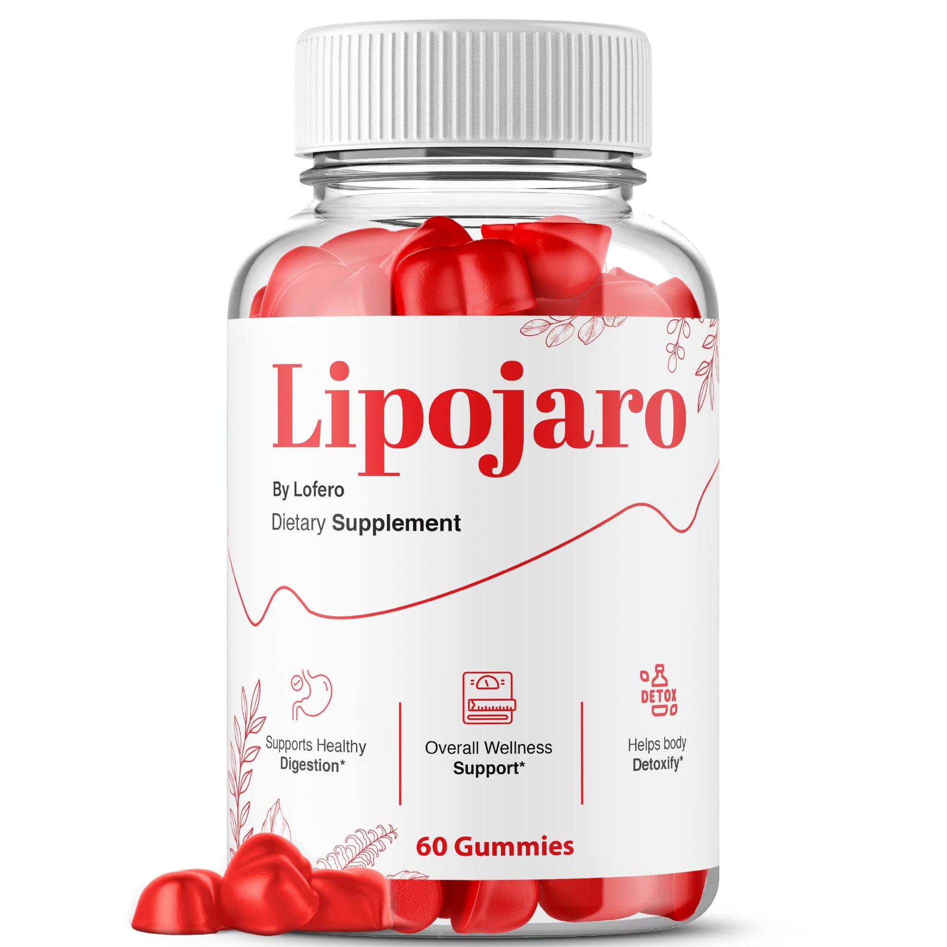 Lofero Lipojaro Gummies, 60 Count