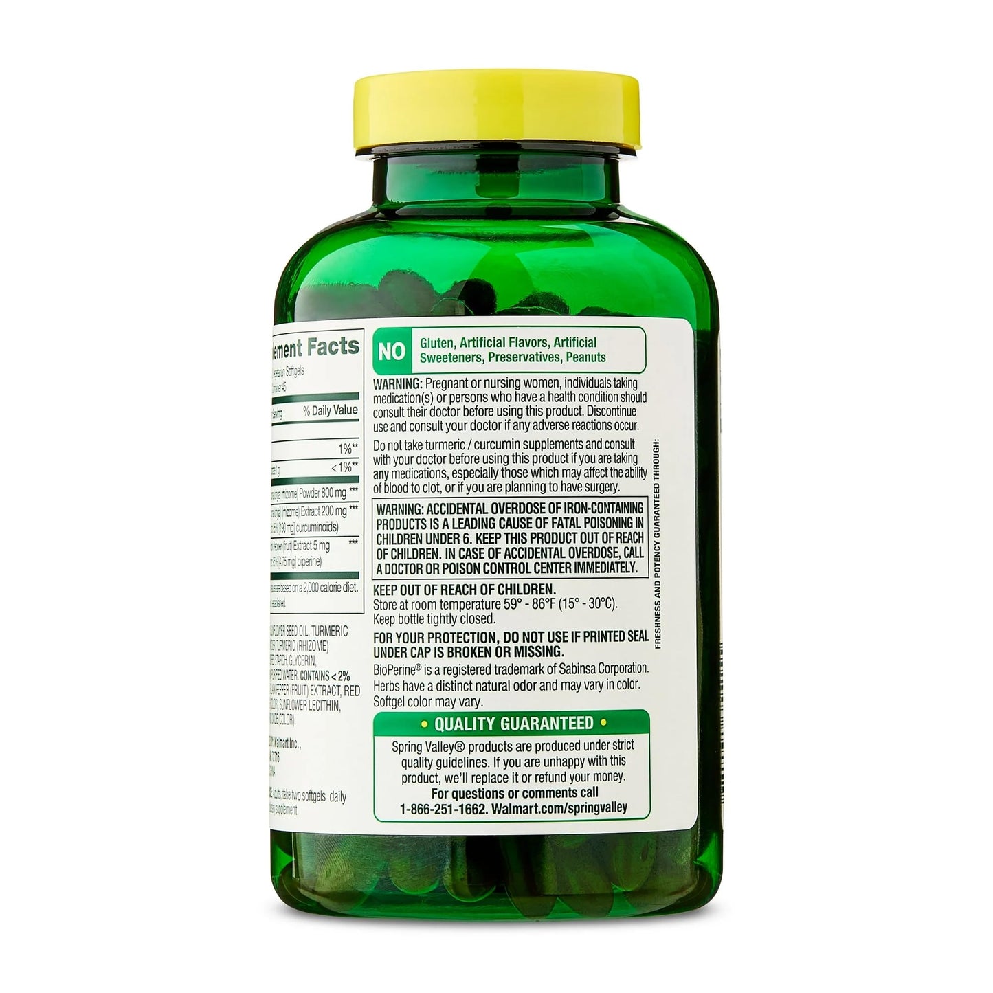 SUREFECT Turmeric Curcumin Complex with BioPerine Softgels 90 count