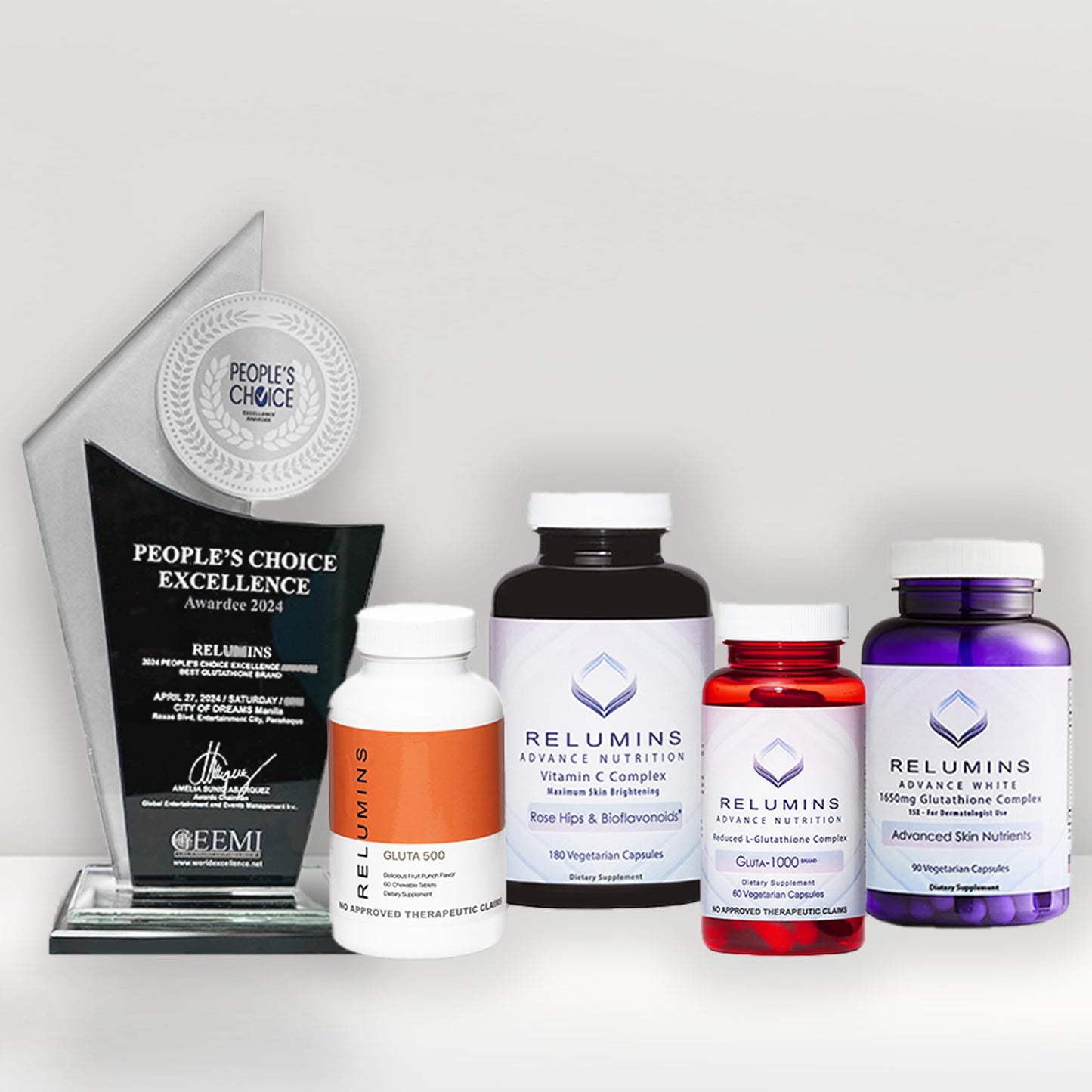Relumins Advance White Triple Capsule MAX Set, 3 Capsules