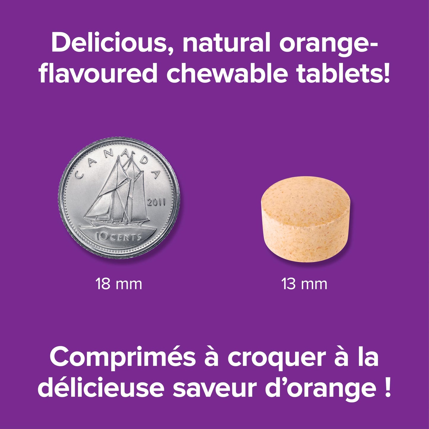 Webber Naturals Vitamin C Chewable Tablets 500 mg, 120 Tablets