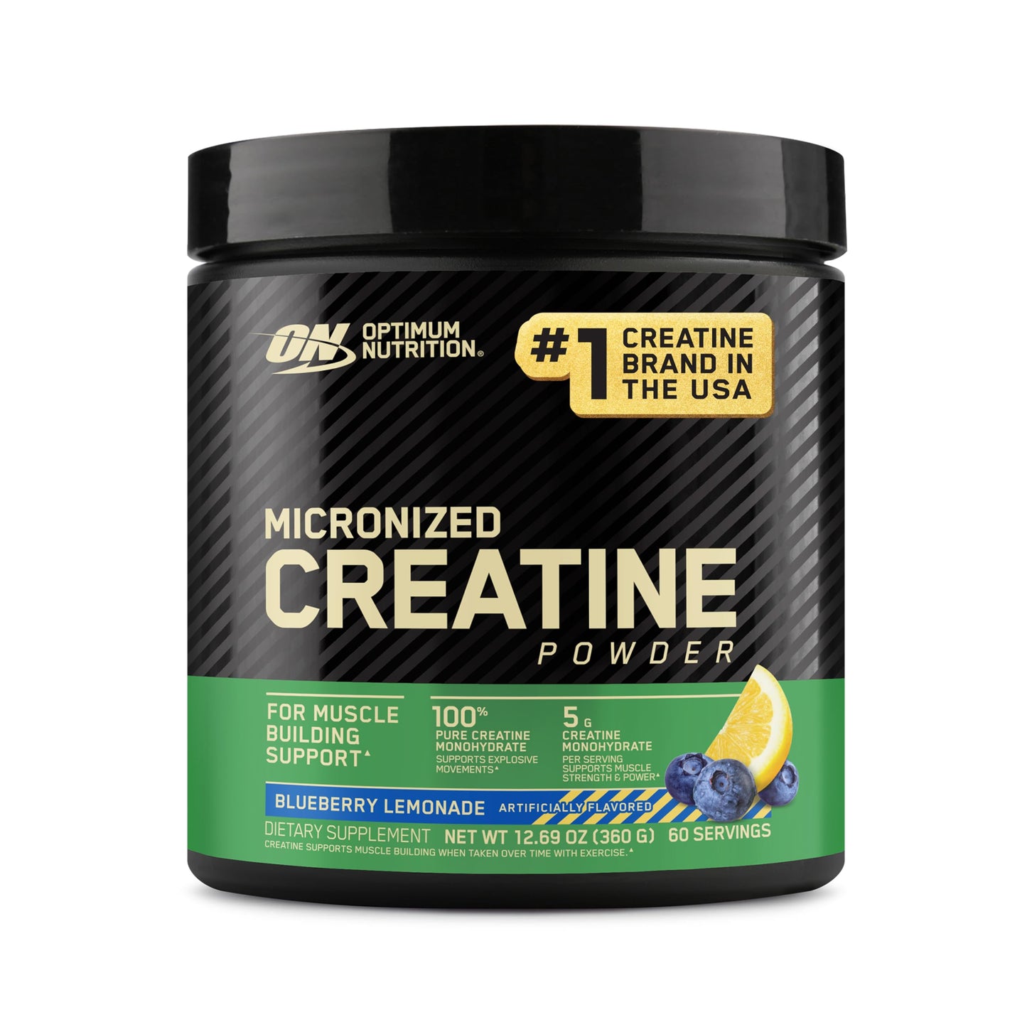 Optimum Nutrition Micronized Creatine Monohydrate Powder, 12.7 oz