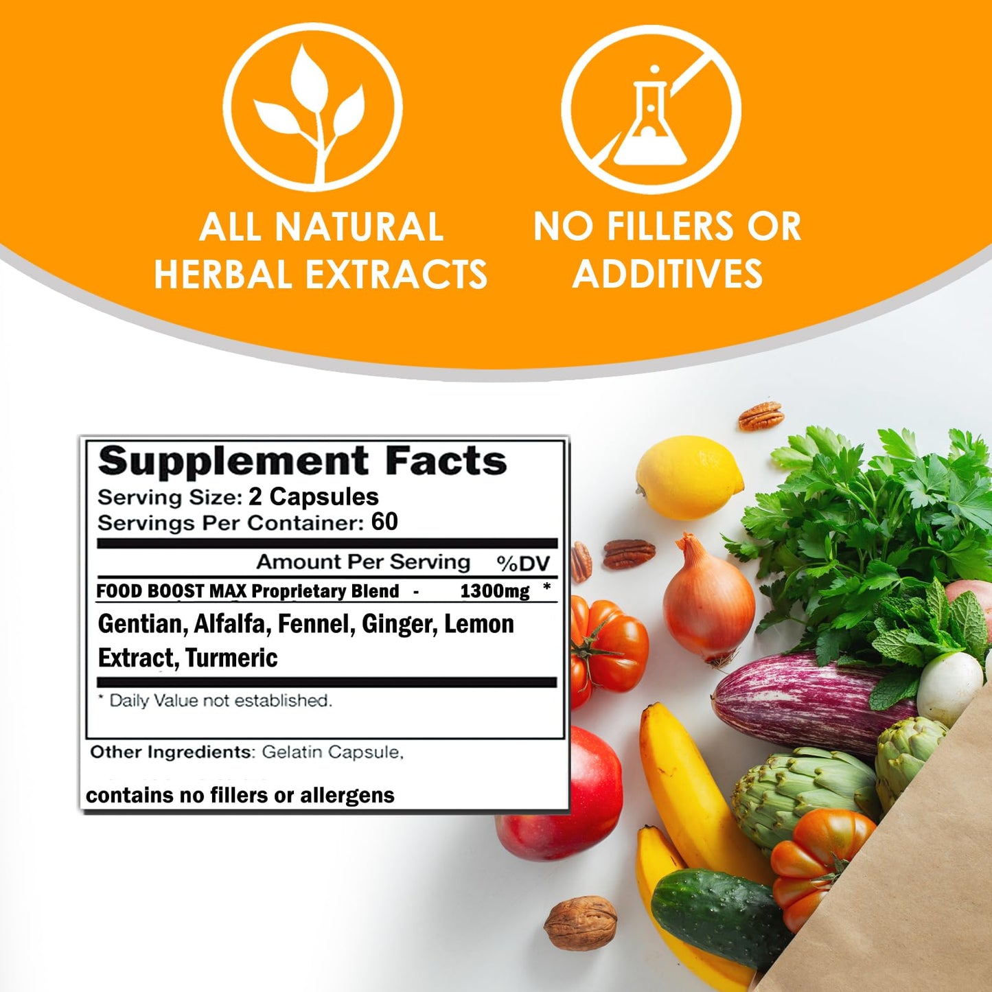 VH Nutrition FoodBoost MAX Capsules 240 Capsules