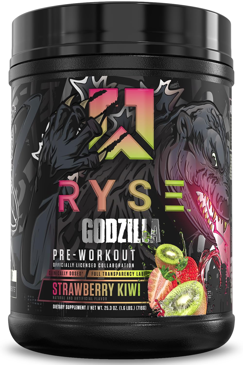 RYSE Up Supplements Godzilla X Noel Deyzel Pre Workout Powder 25.3