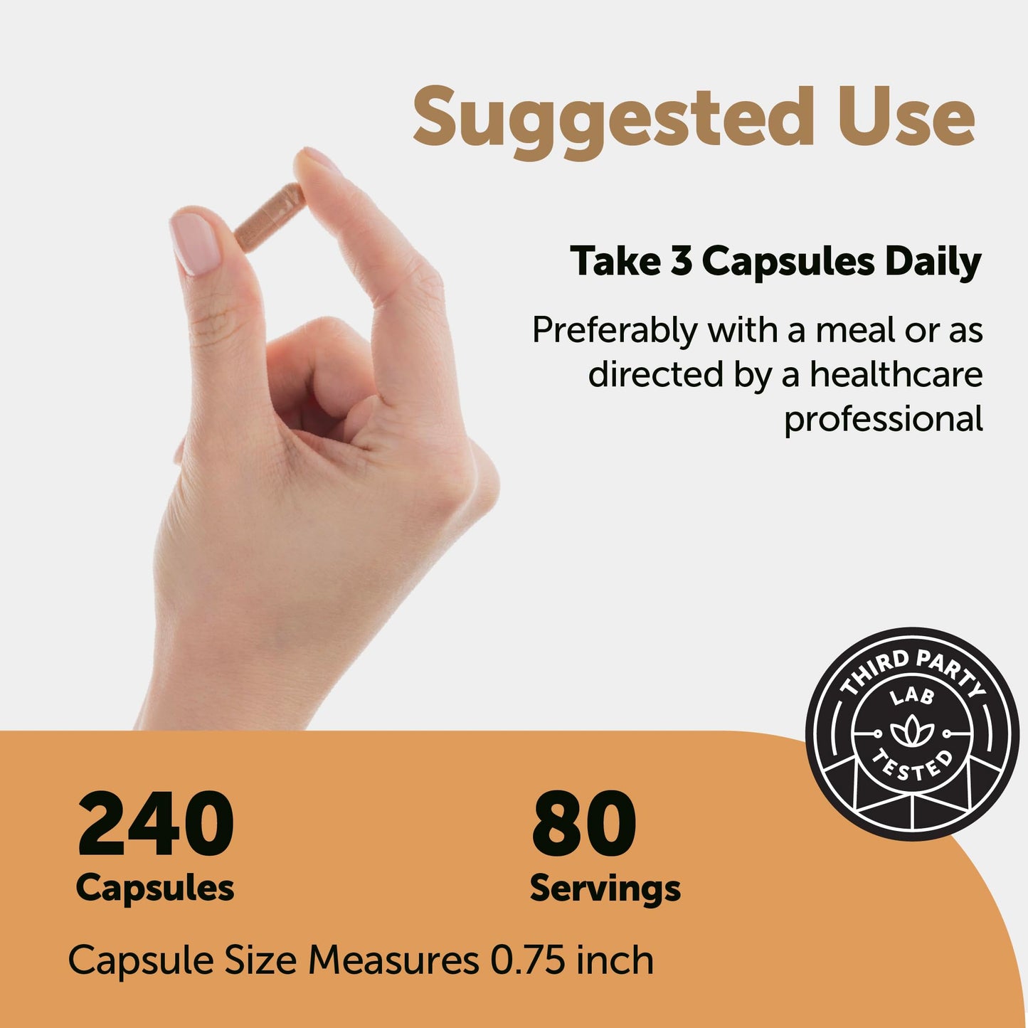 Micro Ingredients Nattokinase 10,000 FU Per Serving (Natural Natto Extract) Capsules, 240 Count