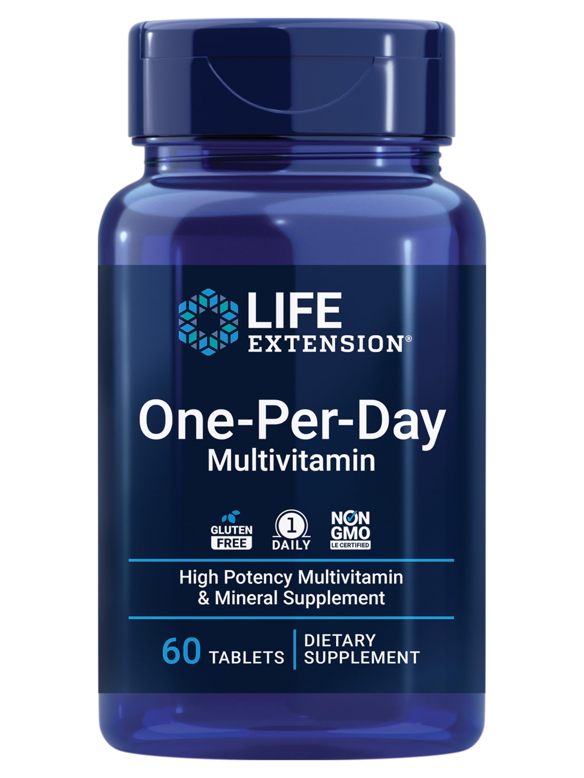 Life Extension One-Per-Day Multivitamin Tablet, 60 Tablets