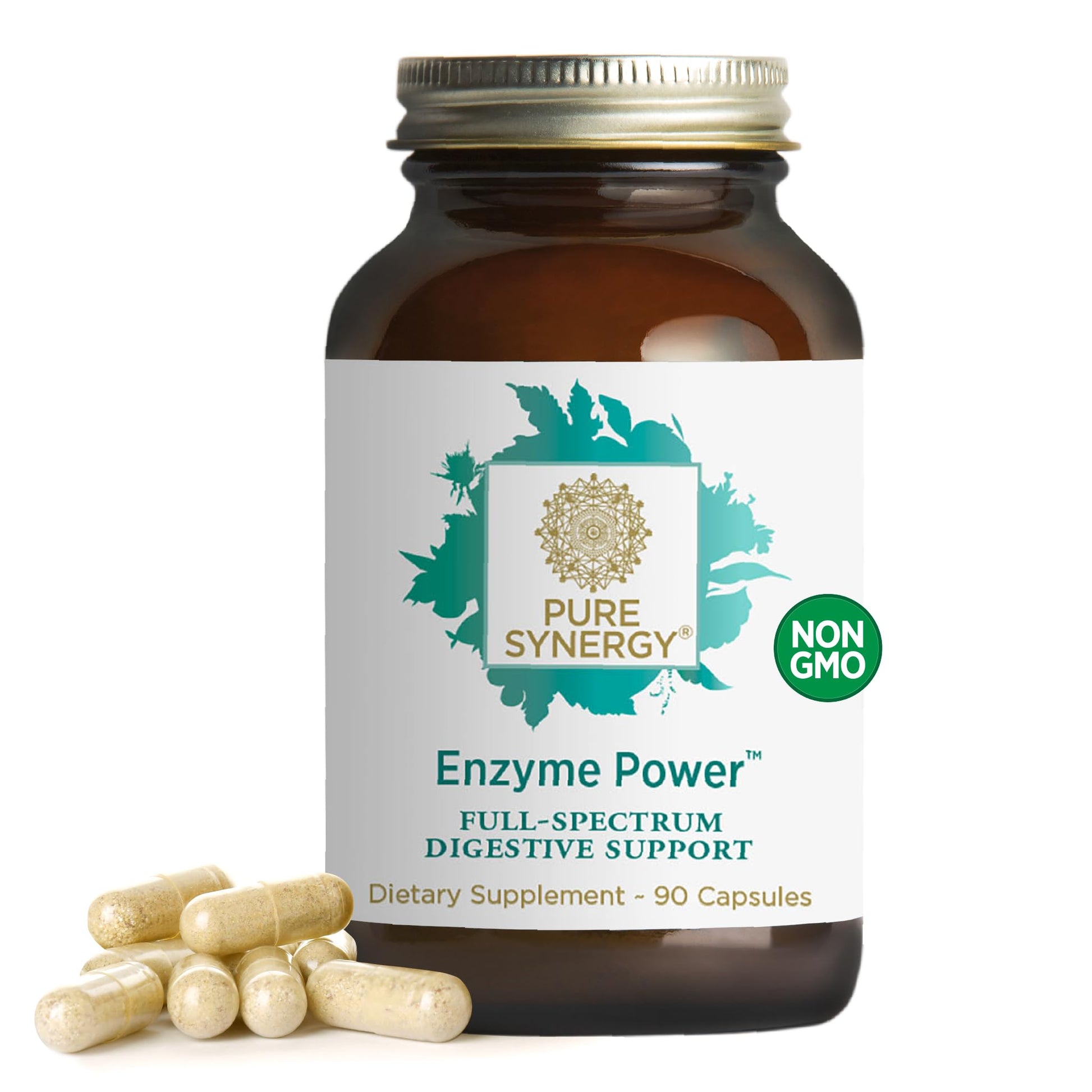PURE SYNERGY Enzyme Power Digestive Enzyme Supplement Capsule 90