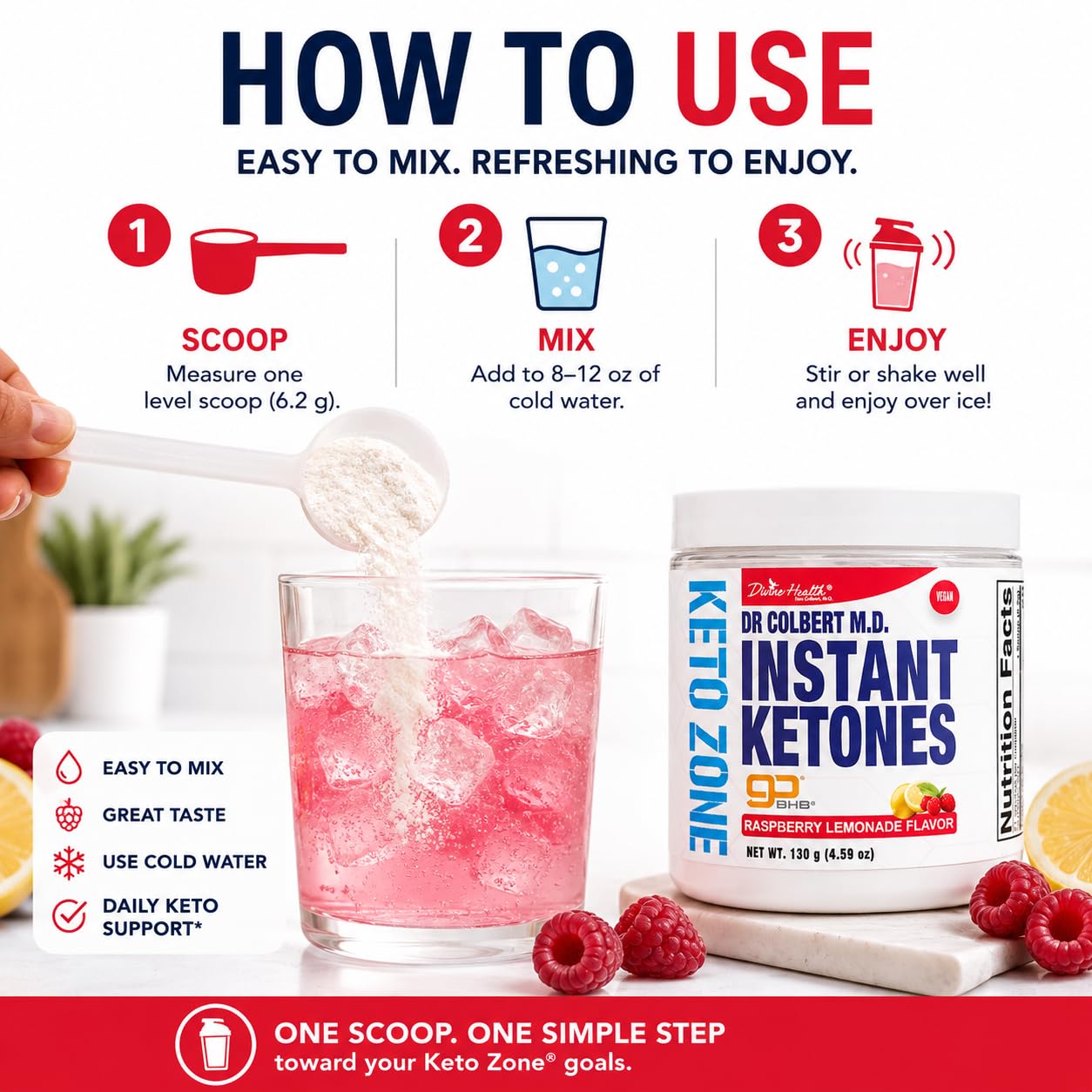Divine Health Instant Ketones Powder 1 Pack