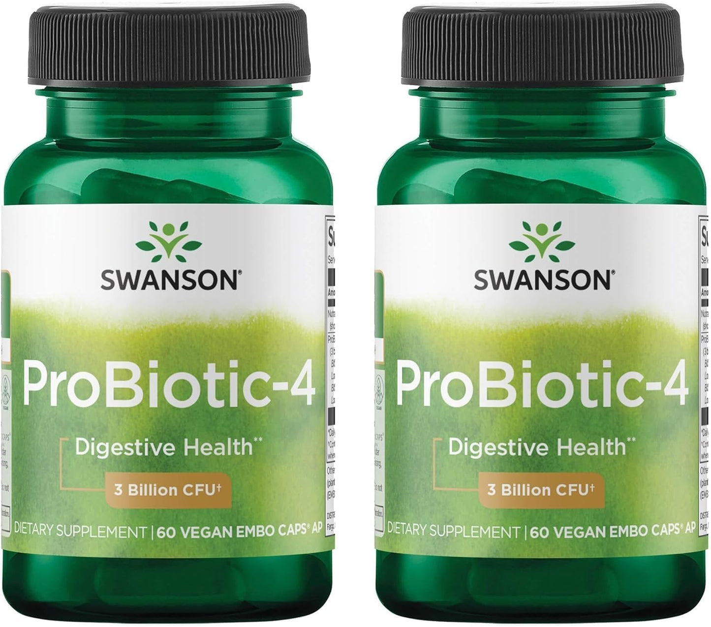 Swanson Probiotic-4 3 Billion CFU, 120 Capsules