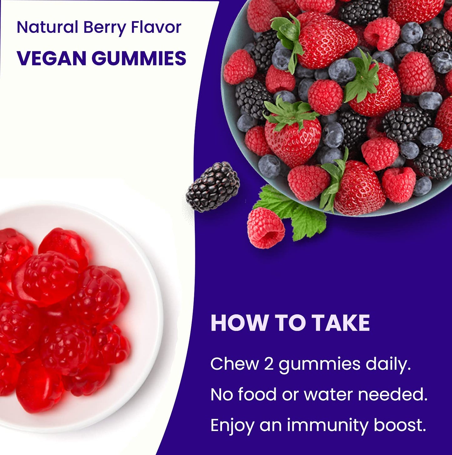 NutraChamps Elderberry Gummies with Vitamin C, Propolis & Echinacea, 60 Gummies