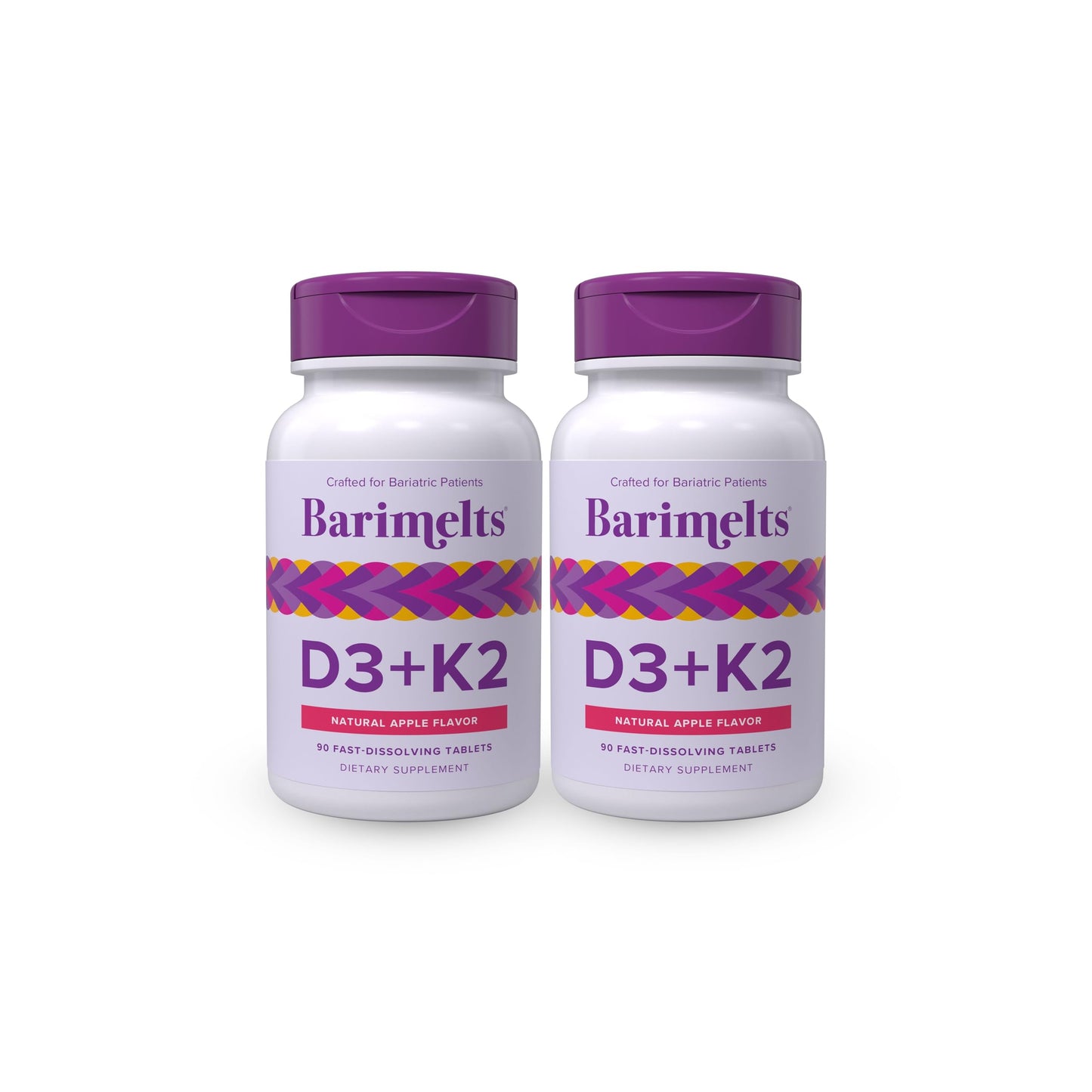 BariMelts Vitamin D3 K2 Fast-Dissolving 180 Tablets