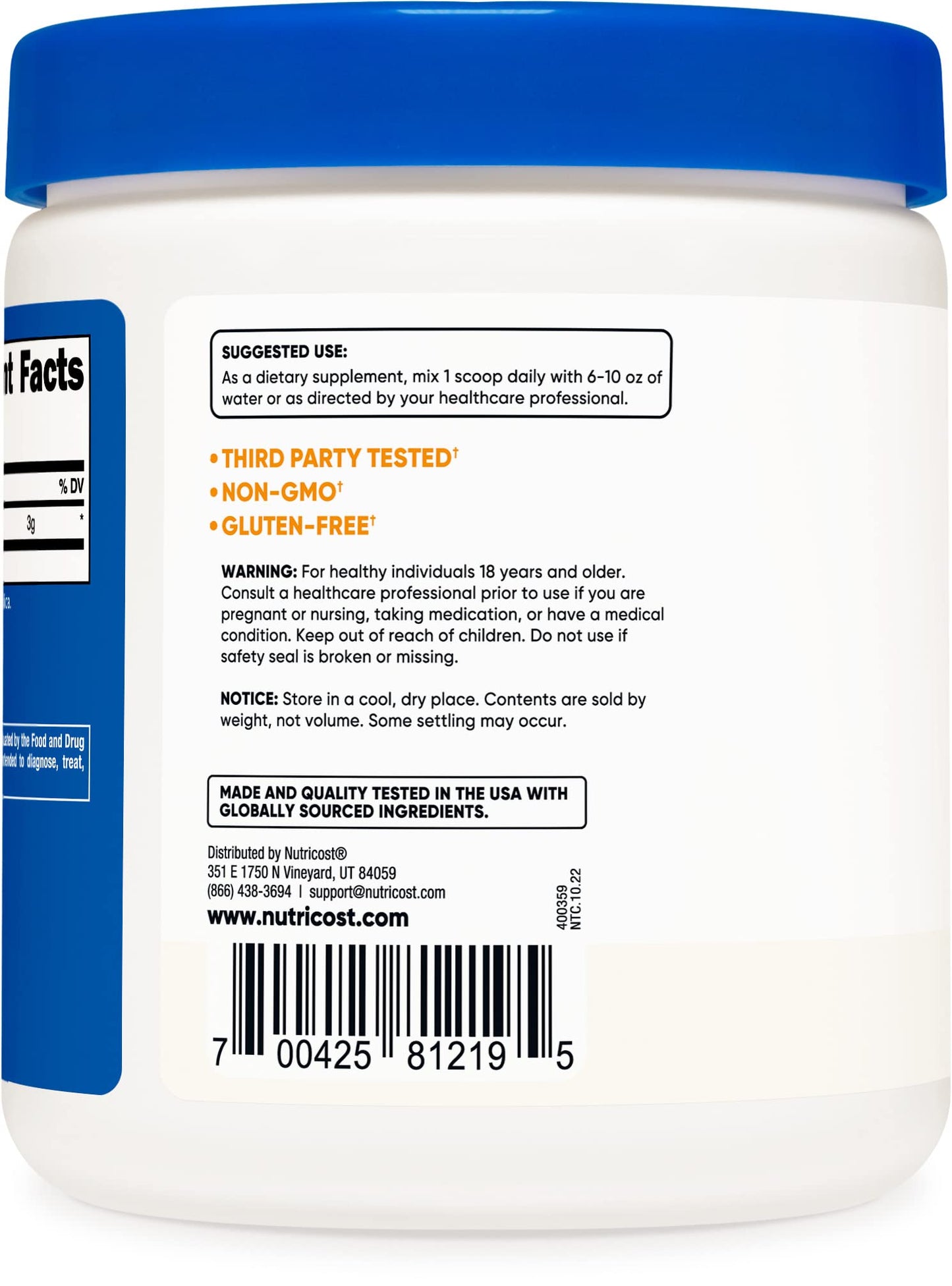 Nutricost L-Citrulline Malate Powder, 21.1644 Ounces