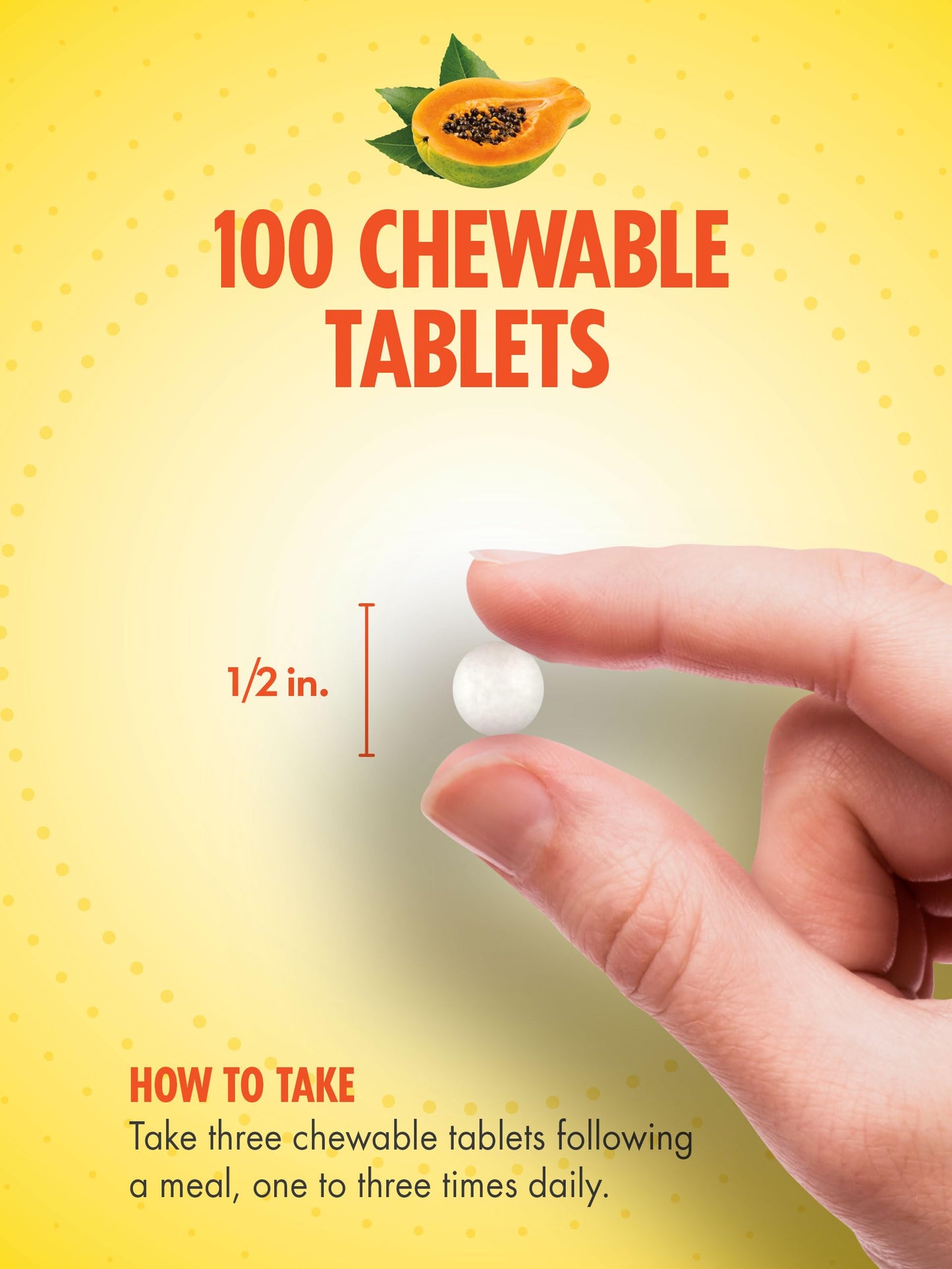Sundance Papaya Enzymes Chewable Tablets 100