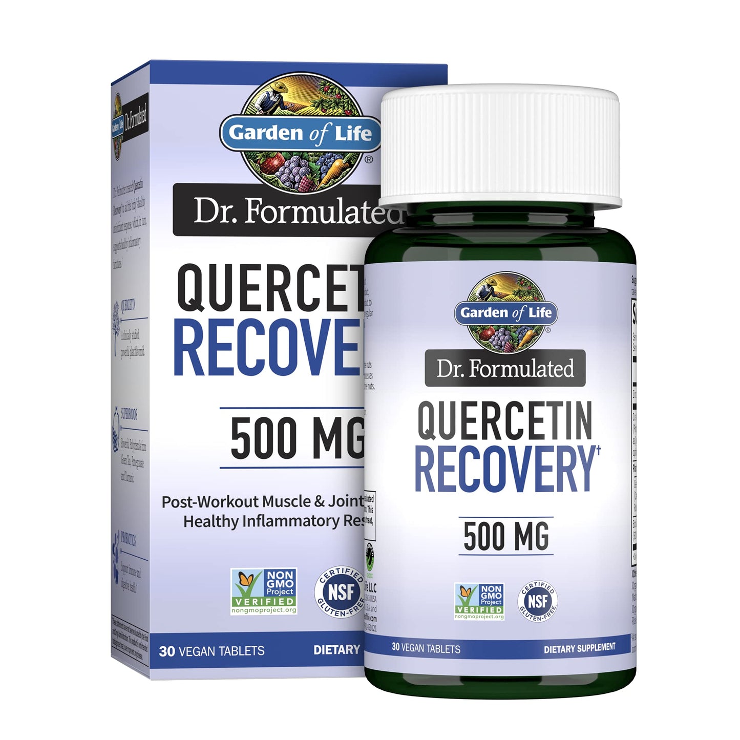 Garden of Life Dr. Formulated Quercetin Recovery Tablets 30 Count
