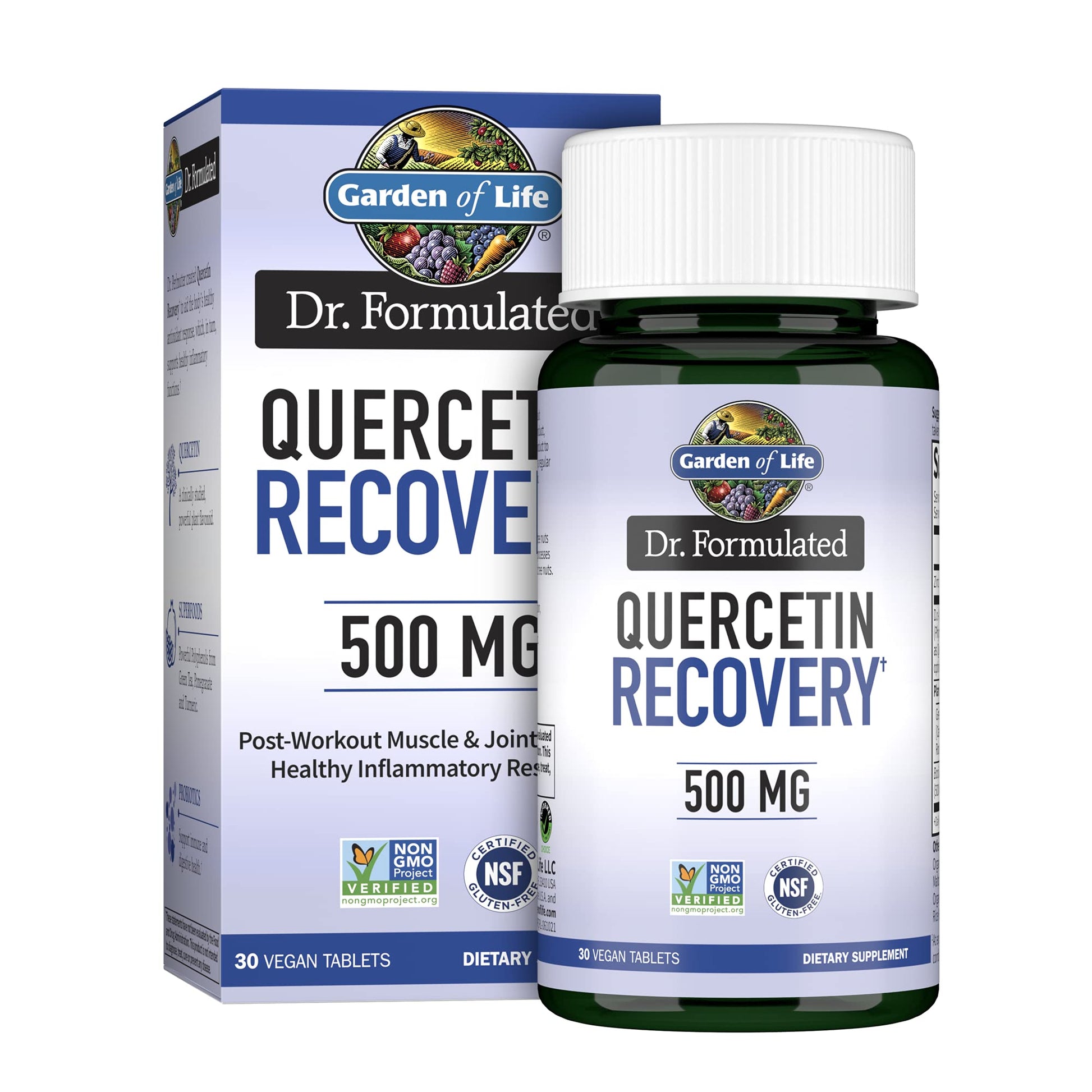Garden of Life Dr. Formulated Quercetin Recovery Tablets 30 Count