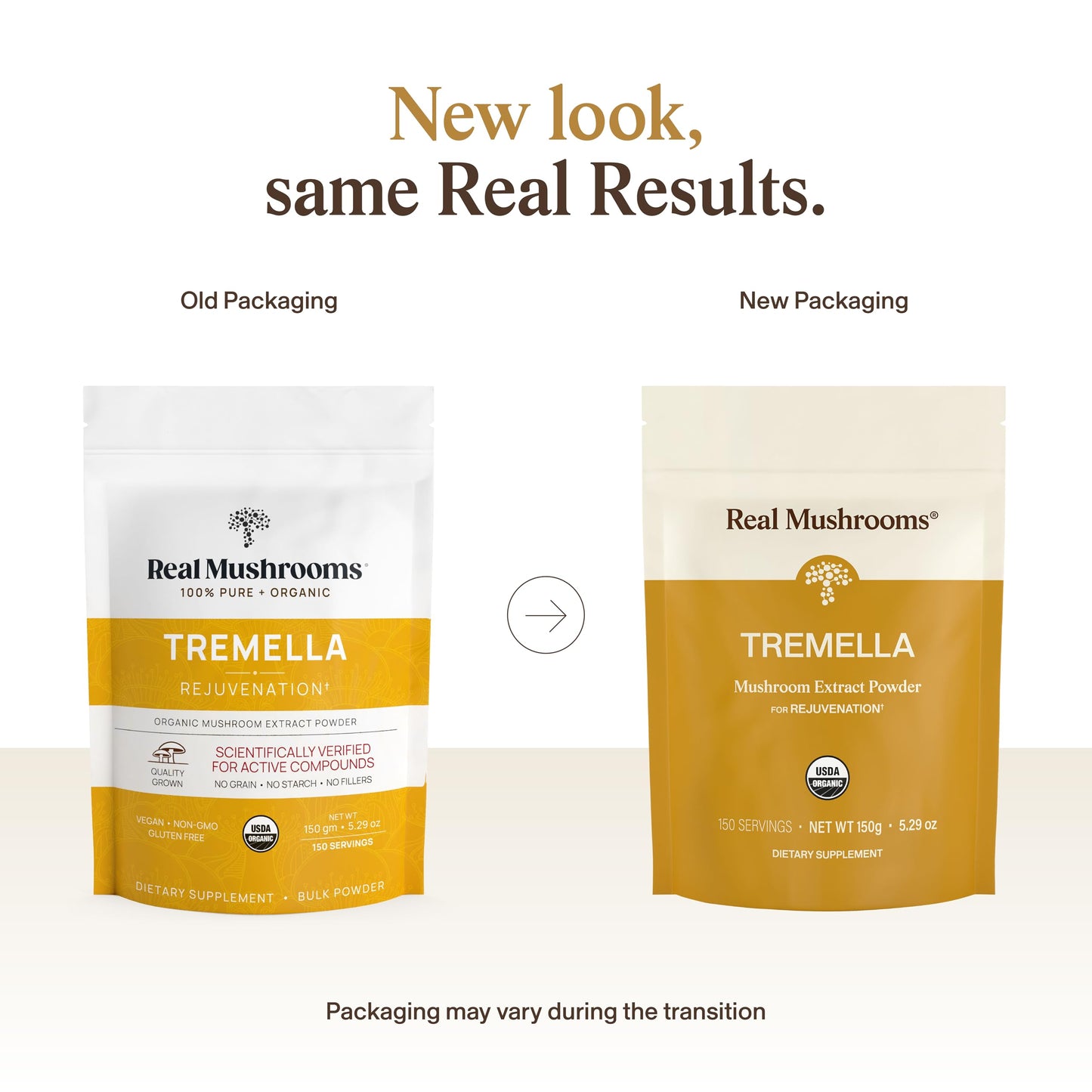 Real Mushrooms Tremella Mushroom Powder, 5.29 Ounce