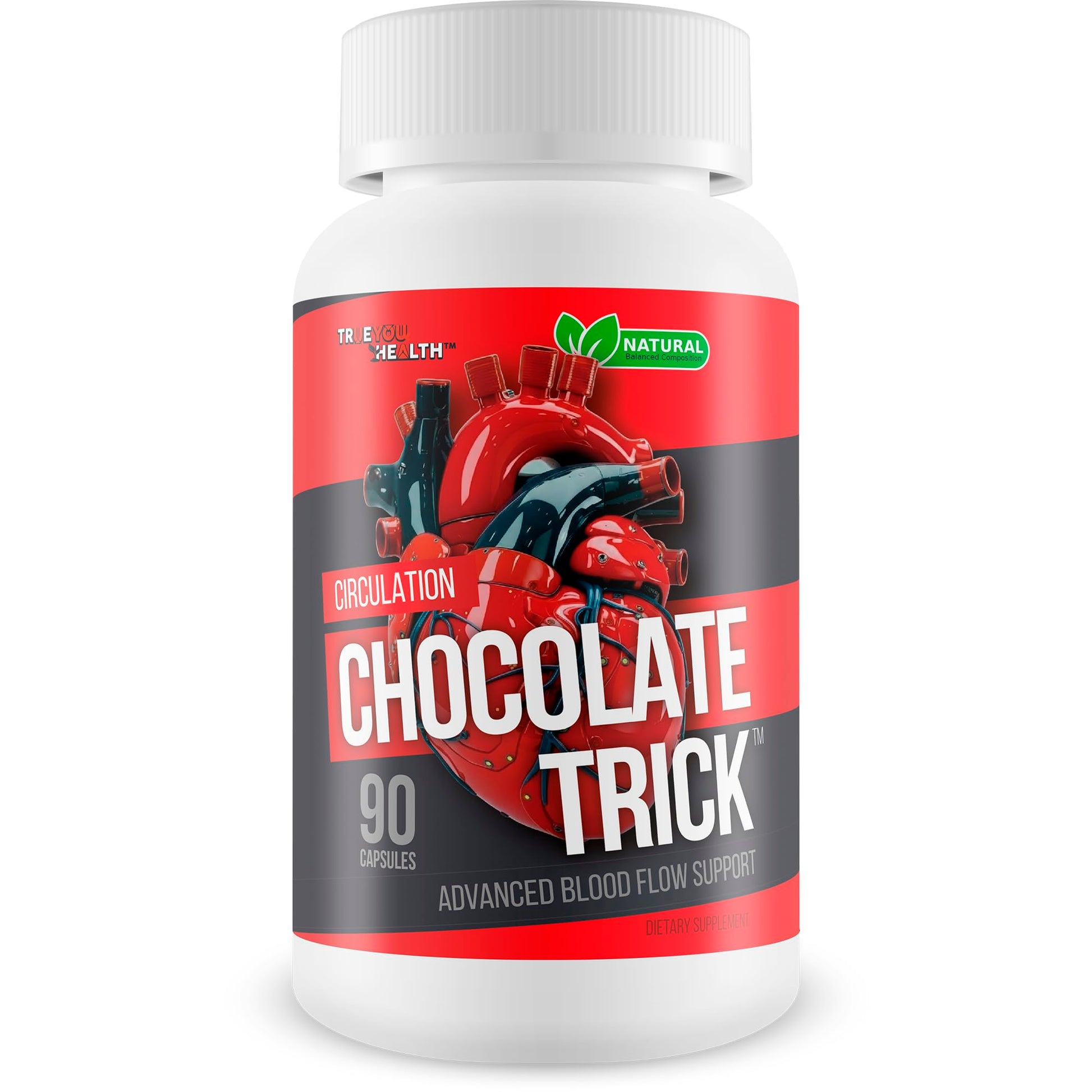 True You Health Chocolate Trick for Circulation Capsule 90 Count
