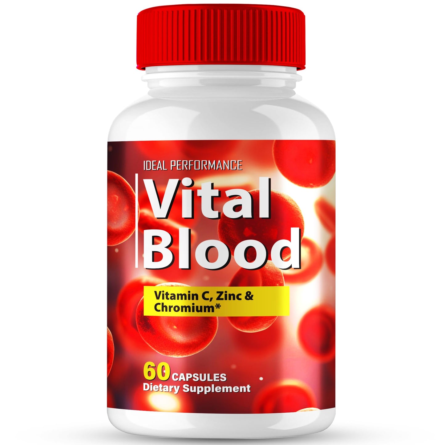 IDEAL PERFORMANCE Vital Blood Advanced Blood Formula Capsules, 60 Capsules