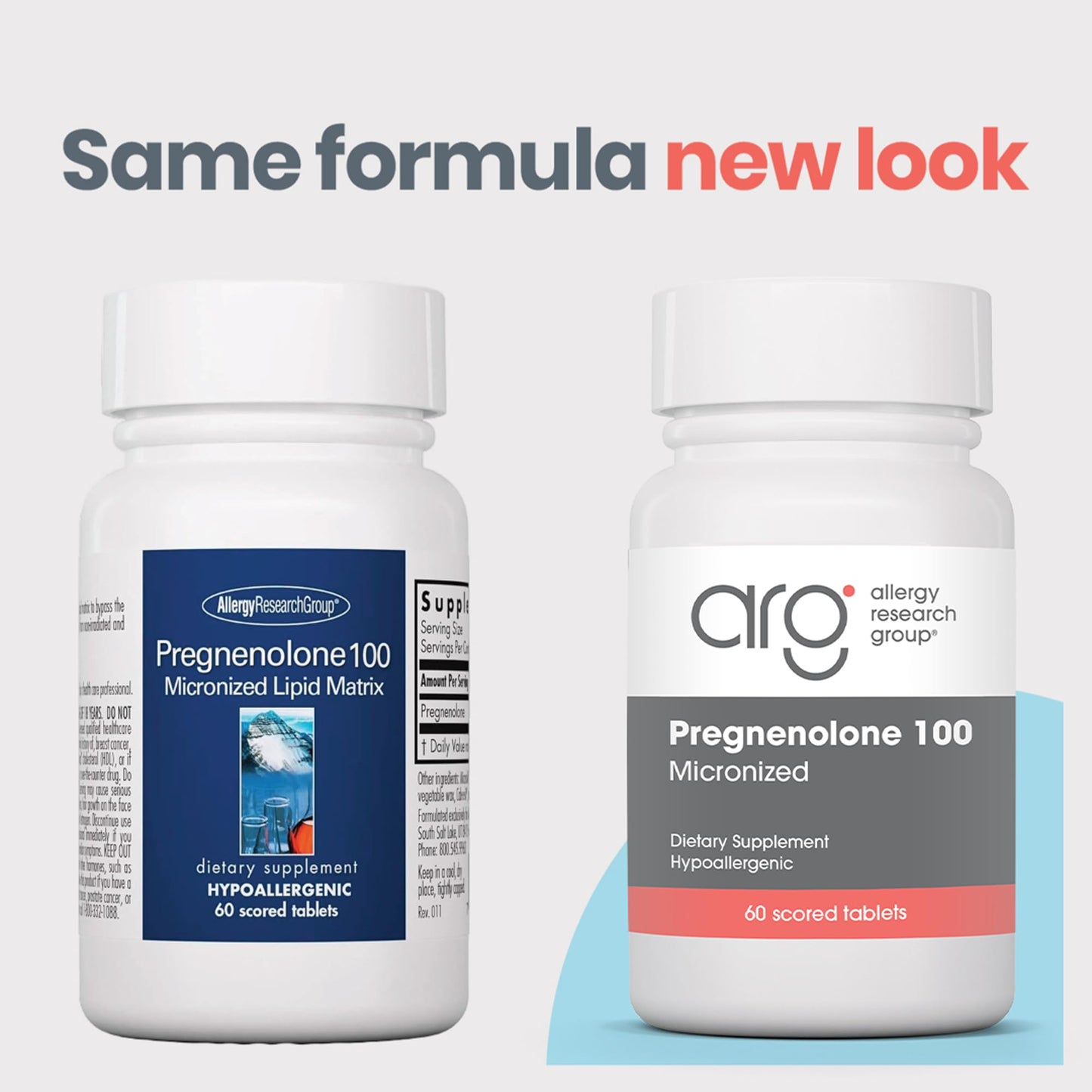 Allergy Research Group Pregnenolone 100 mg Tablet, 60 Tablets