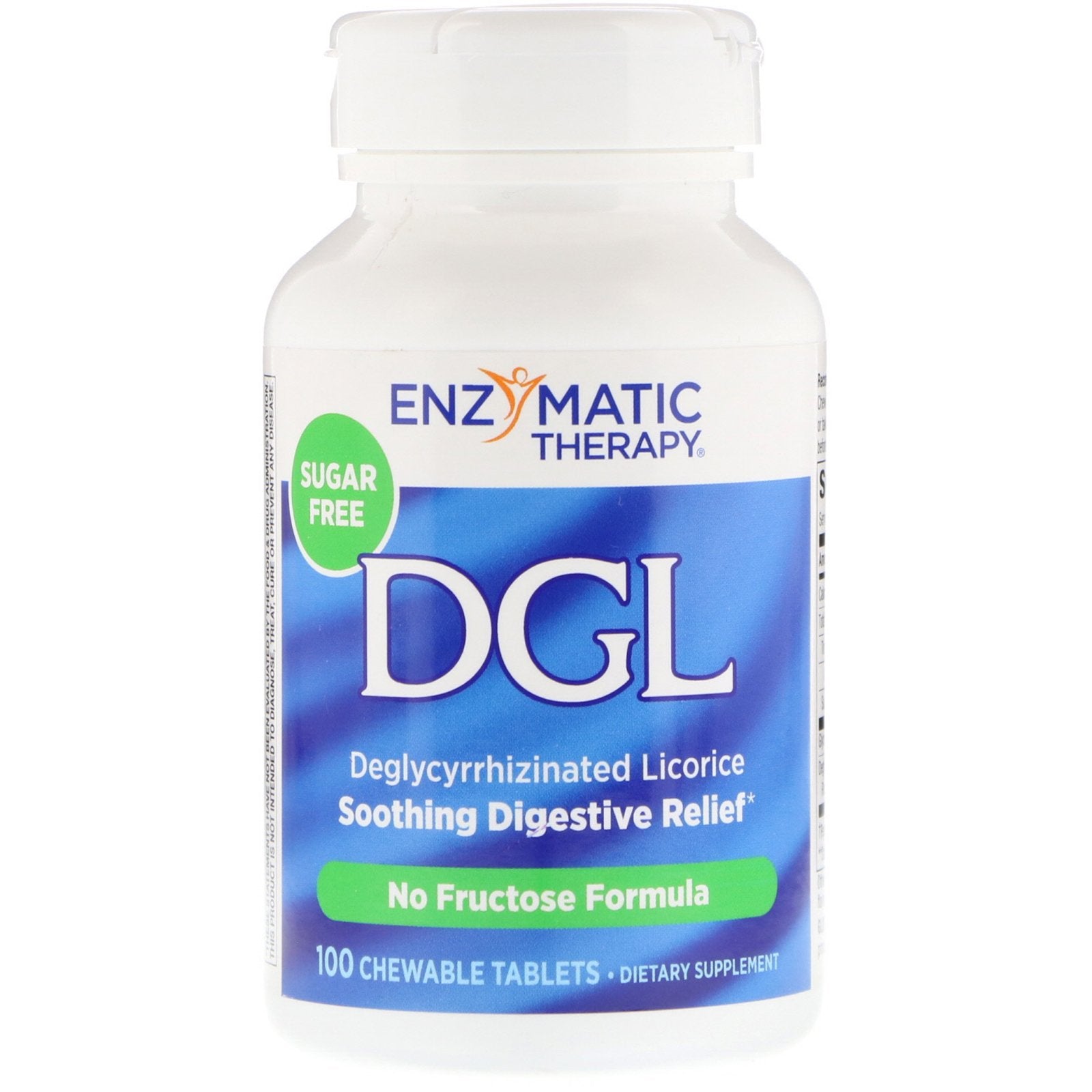 Nature's Way Dgl 3:1 (deglycyrrhizinated Licorice) Digestive Relief Tablets, 100 Count