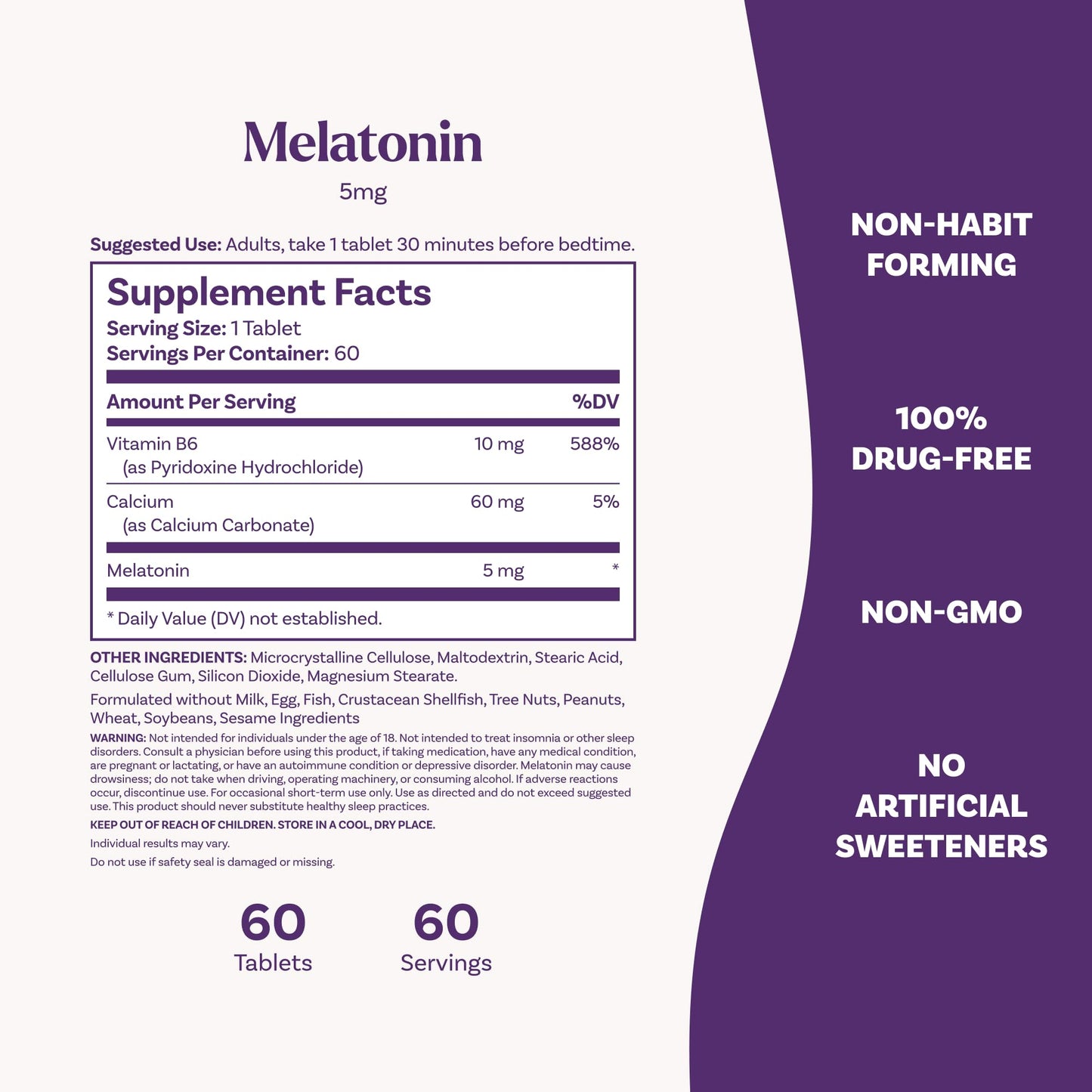 Natrol Melatonin 5 mg Tablets, 60 Tablets