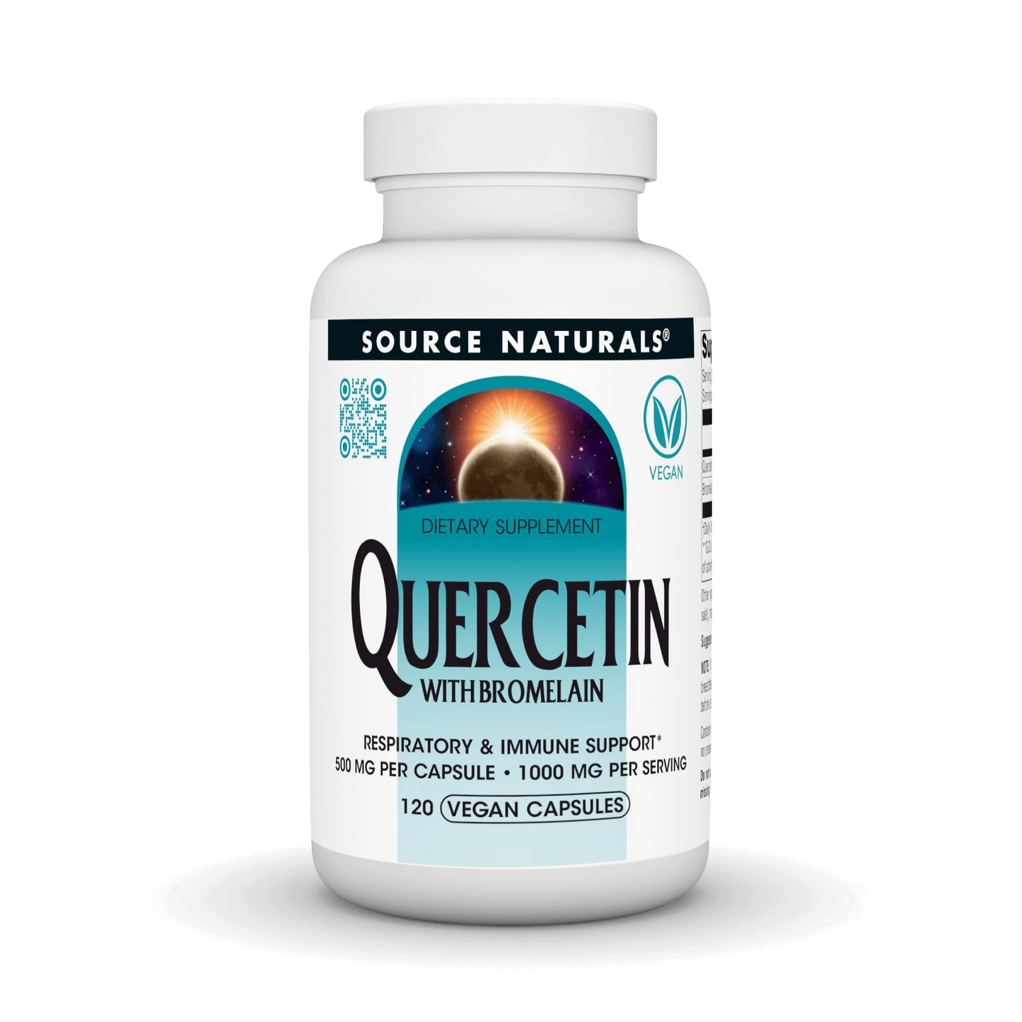 Source Naturals Quercetin with Bromelain 500 mg Capsule, 120 Capsules