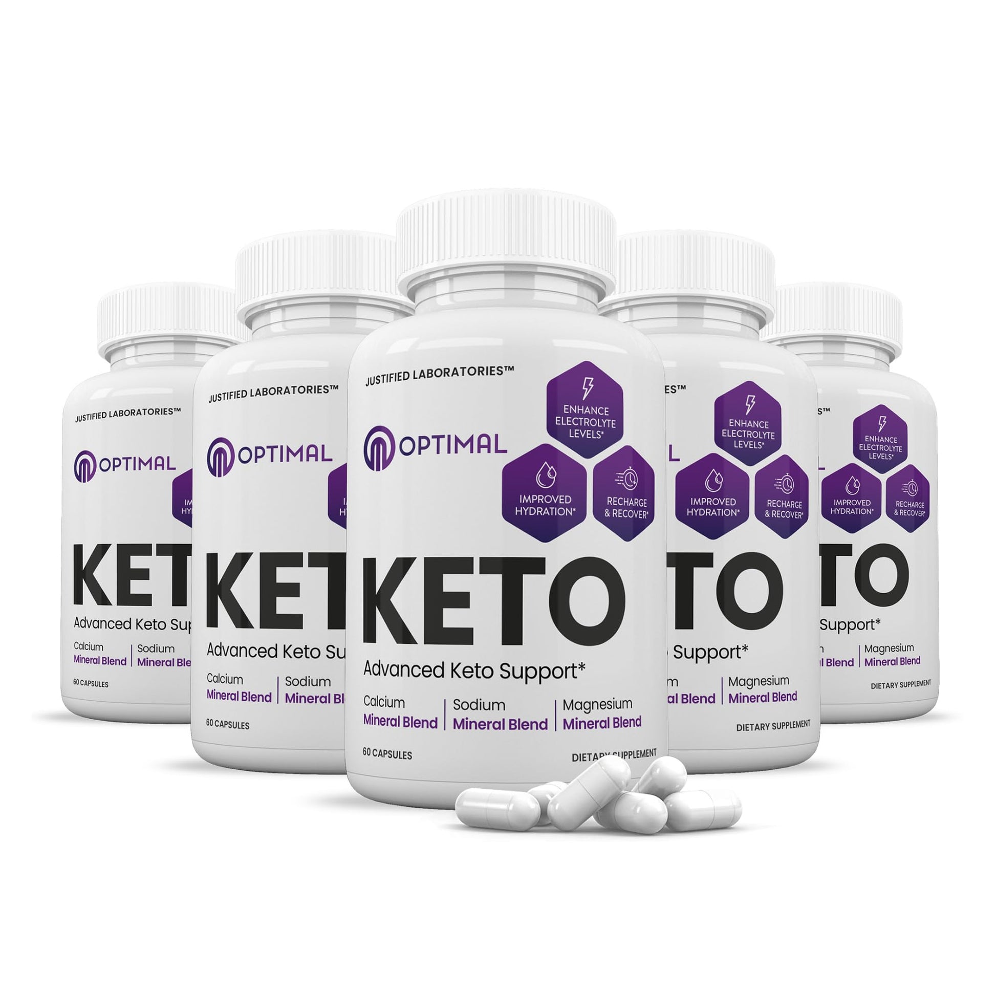 Justified Laboratories Optimal Keto 60 Capsules