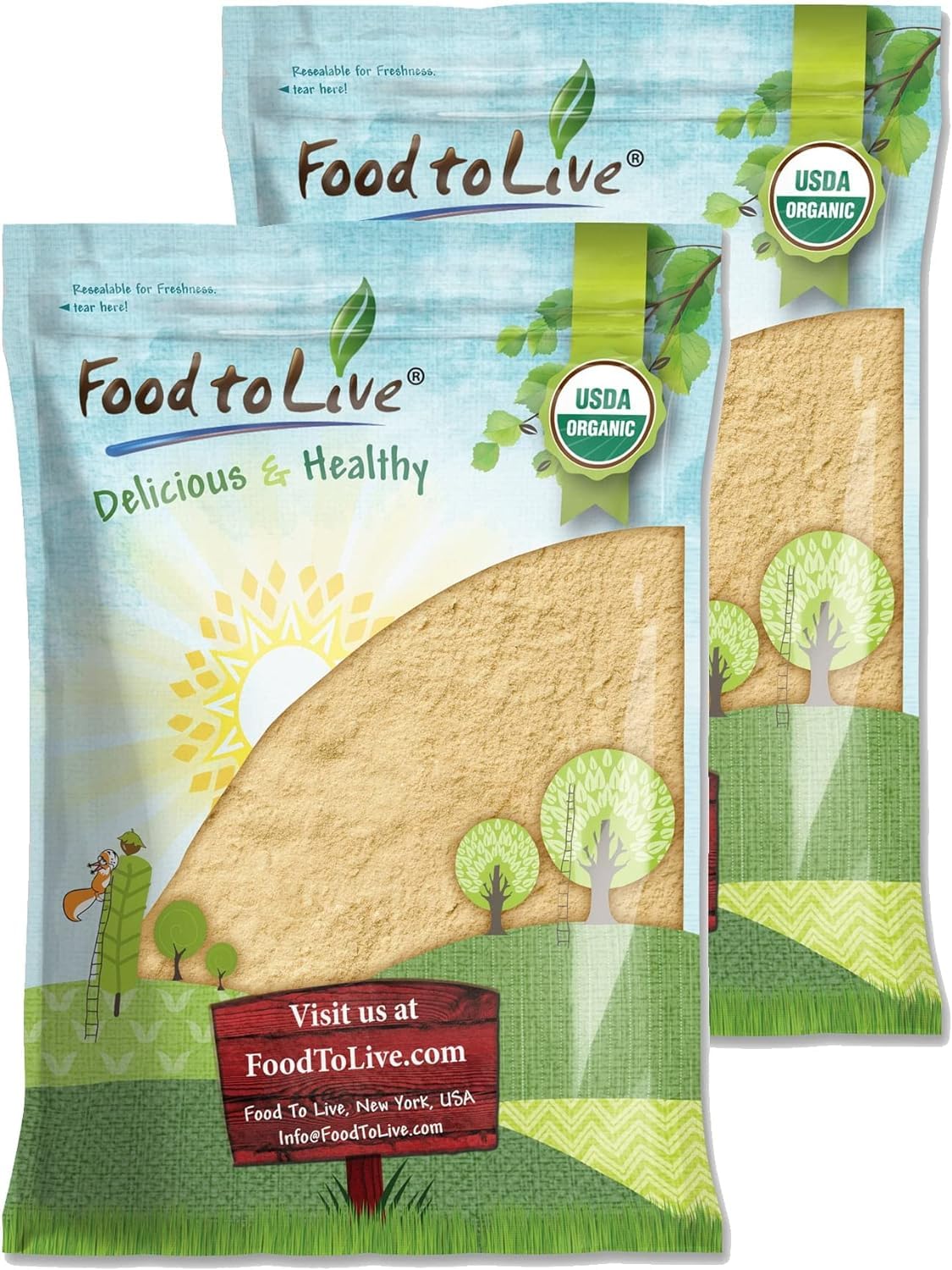 Food to Live Organic Lion's Mane Mushroom Powder, 256 Ounce