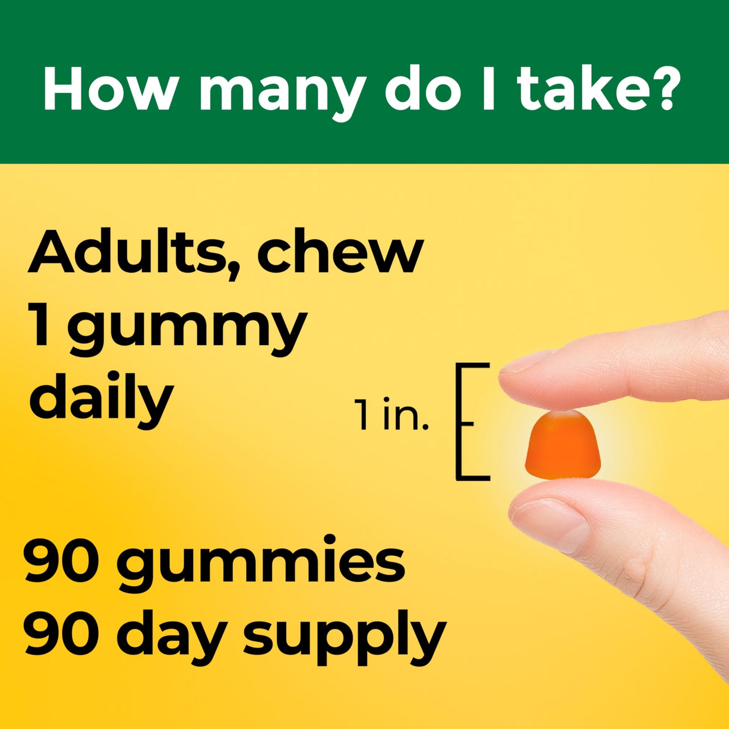 Nature Made Vitamin D3 1000 IU Gummies 90 Count
