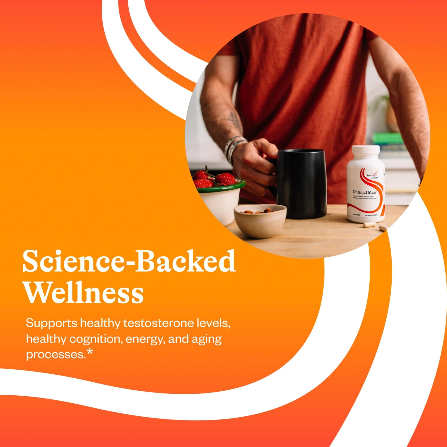 Seeking Health Optimal Man Multivitamin Capsule 120 Count