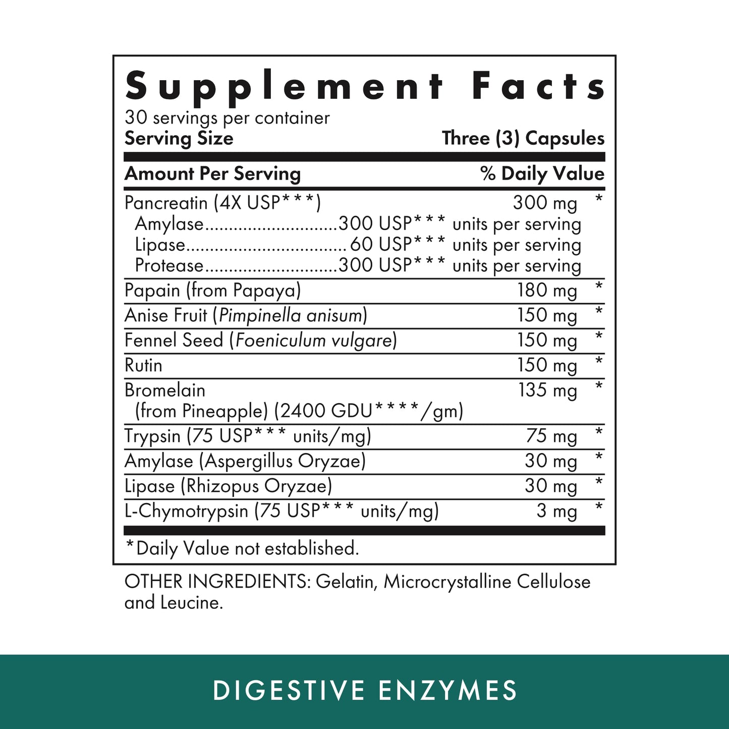 Michael's Digestive Enzymes Capsule, 90 Count