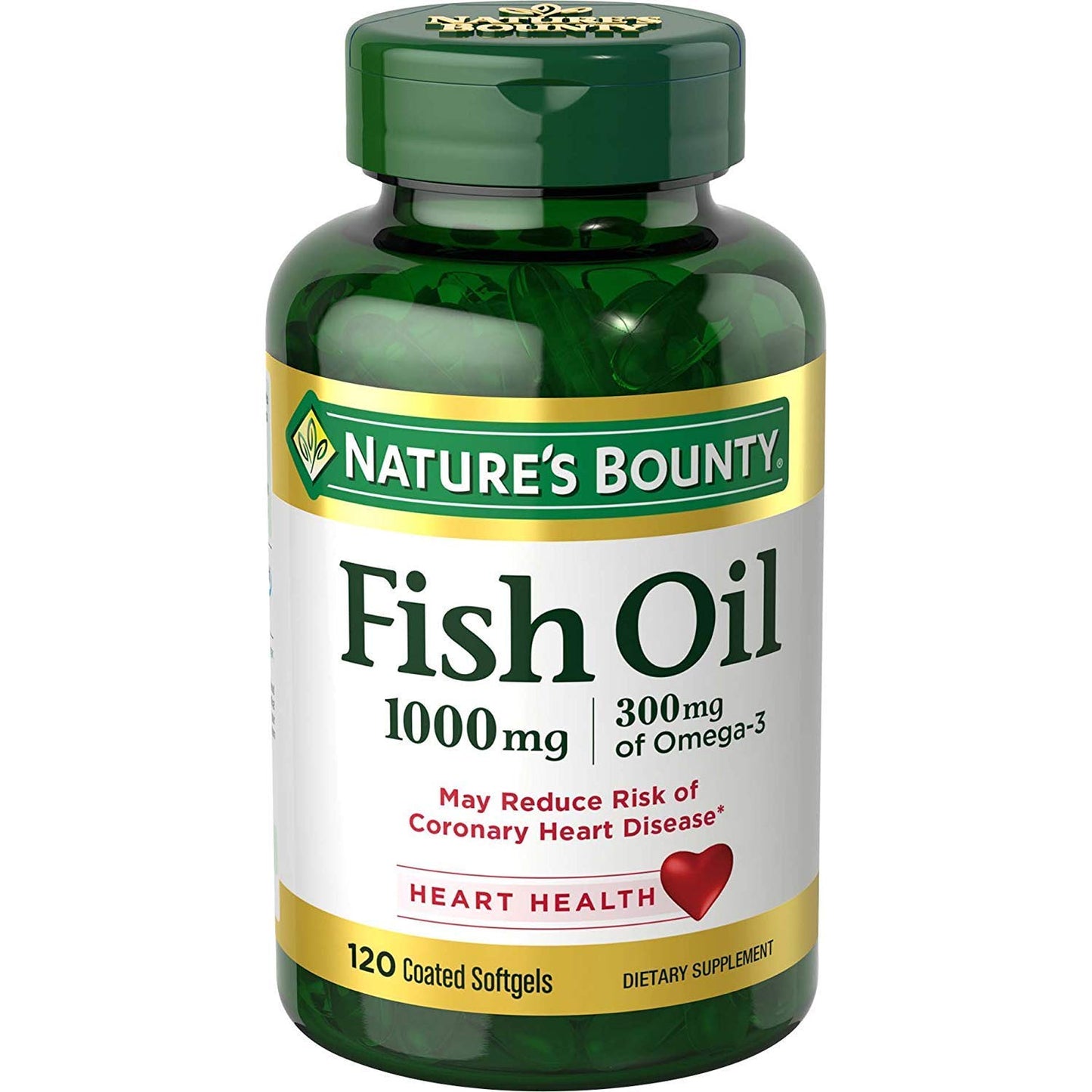 Nature's Bounty Fish Oil 1000 mg Odorless, 360 Softgels
