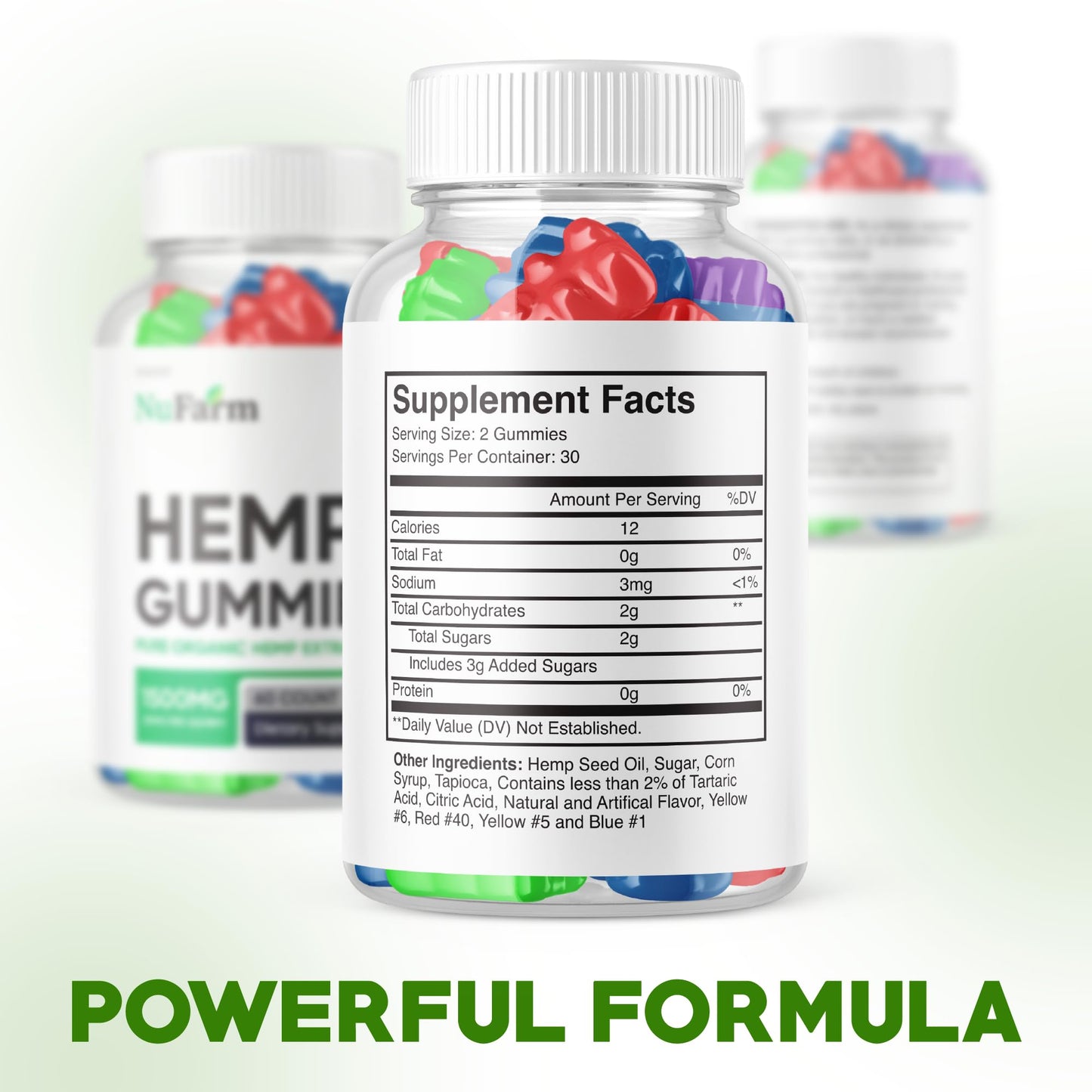 Purvia Hemp Gummies 60 Count