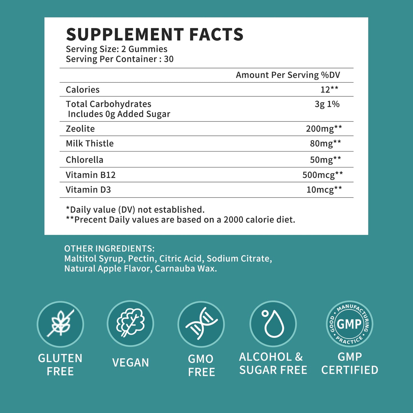 Herbance Zeolite Gummies for Women, 60 Gummies