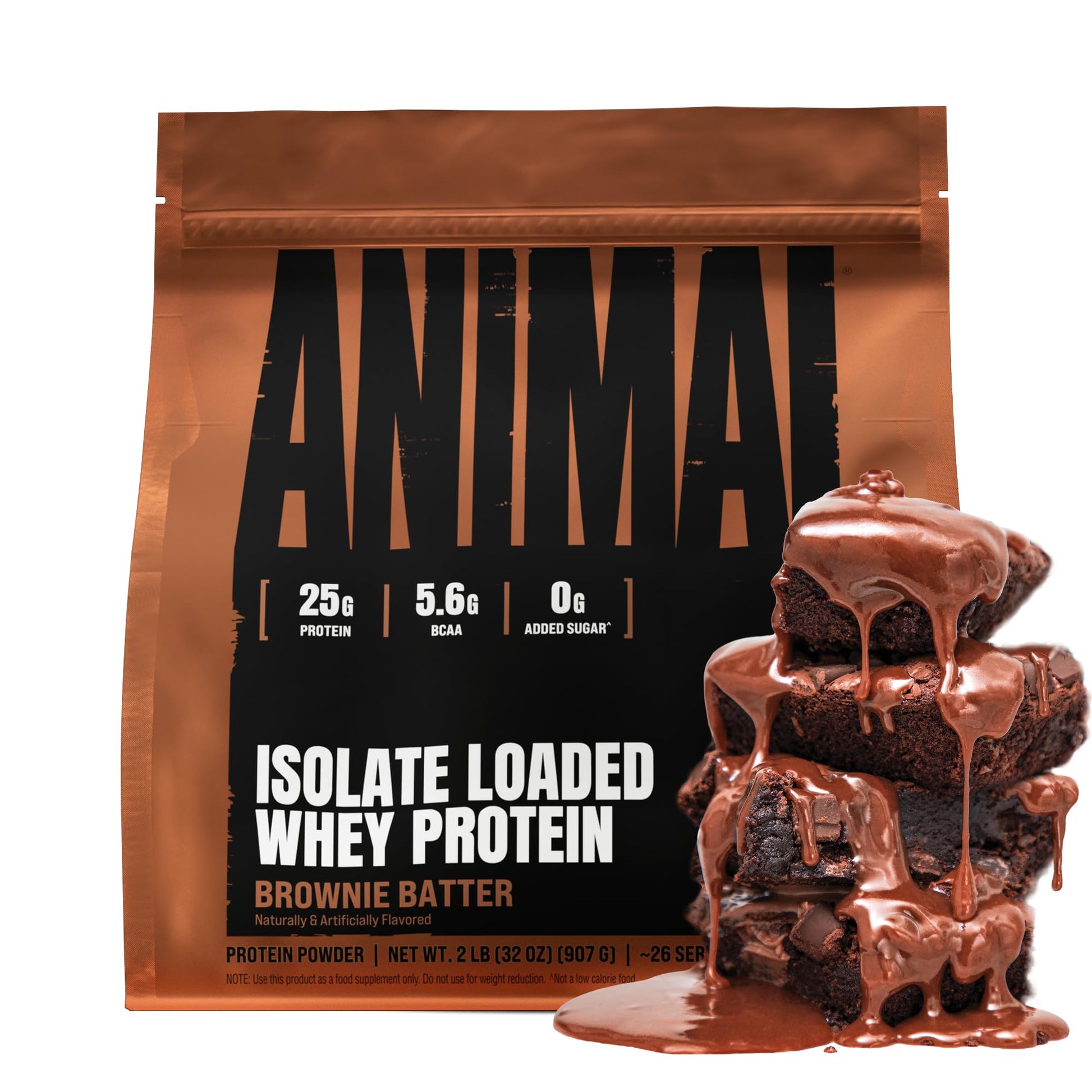 Animal Whey Isolate Protein Powder Brownie Batter, 32 Servings