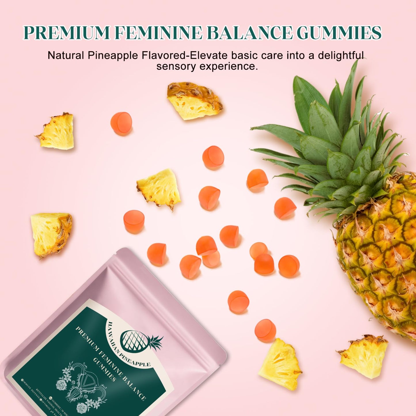 KLKIT Premium Feminine Balance Gummies, 60 Count