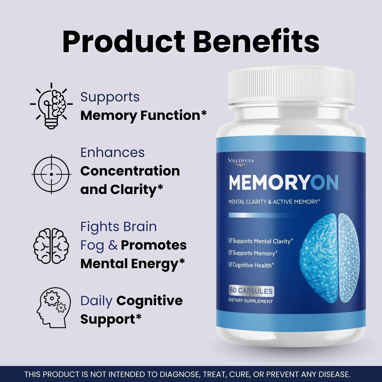 Valdivia MemoryOn 180 Capsules