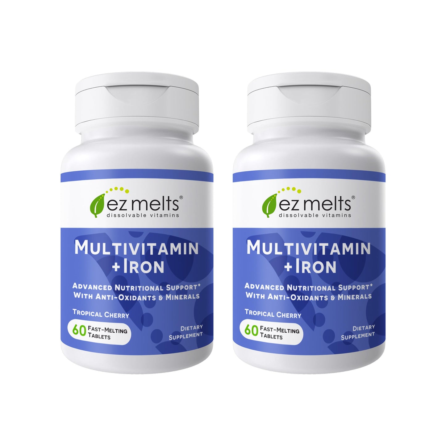 EZ Melts Multivitamin + Iron Tablet, 120 Tablets