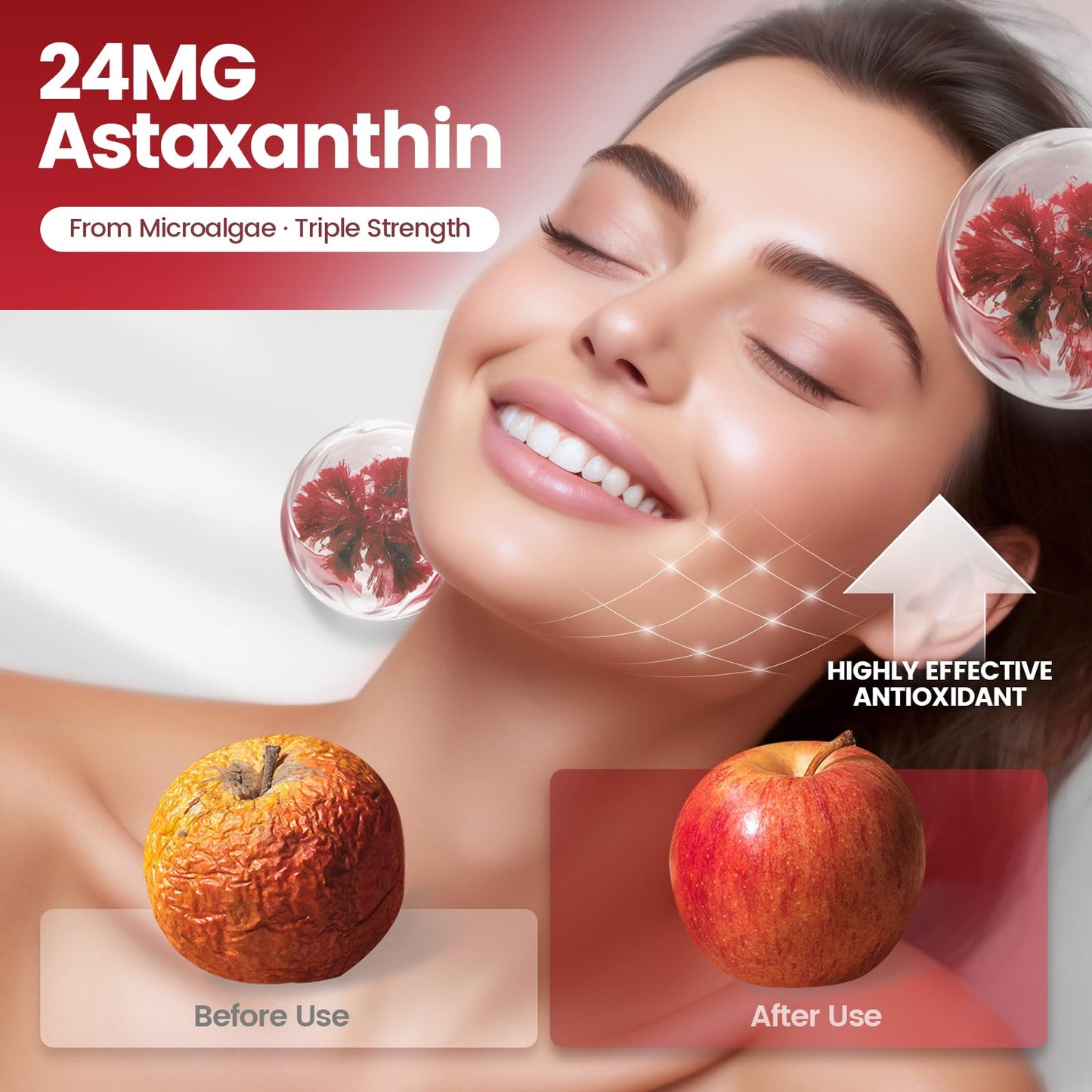 VivoNu Astaxanthin 24mg Softgels, 720 Softgels