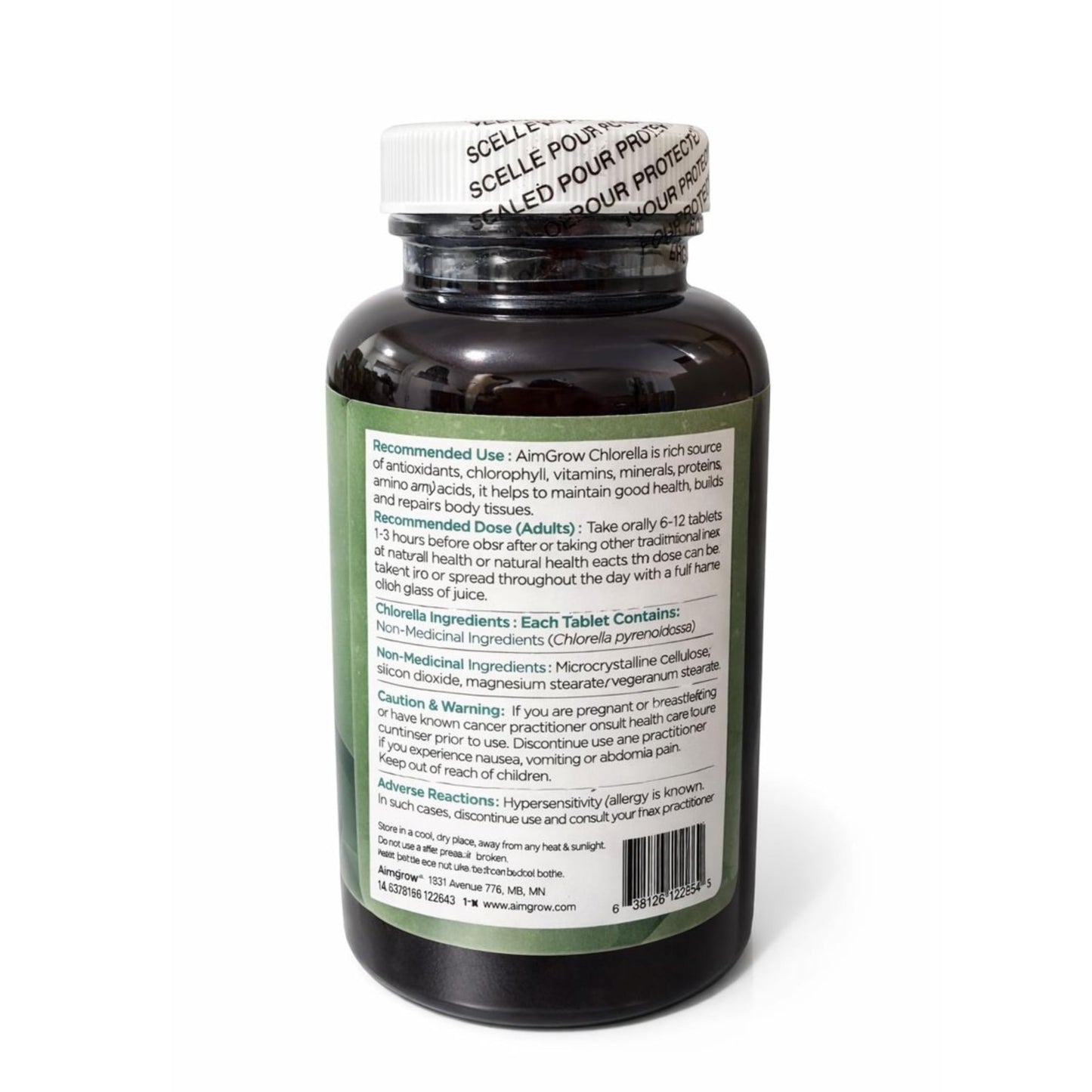Aimgrow Chlorella Tablets 300 Count