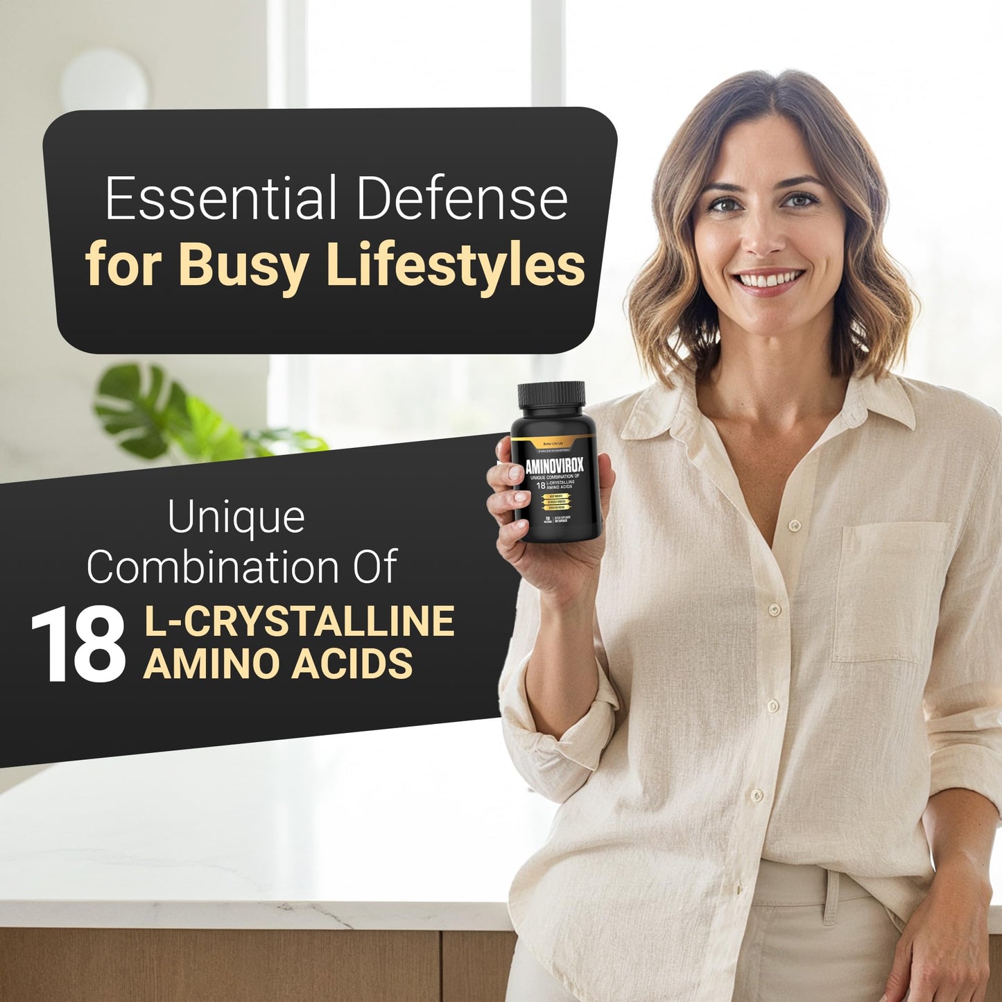 BETTER LIFE LAB Aminovirox Capsule, 100 Capsules