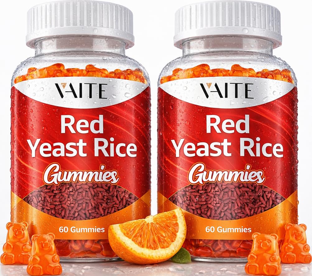 VAITE Red Yeast Rice with CoQ10 Gummies, 120 Count