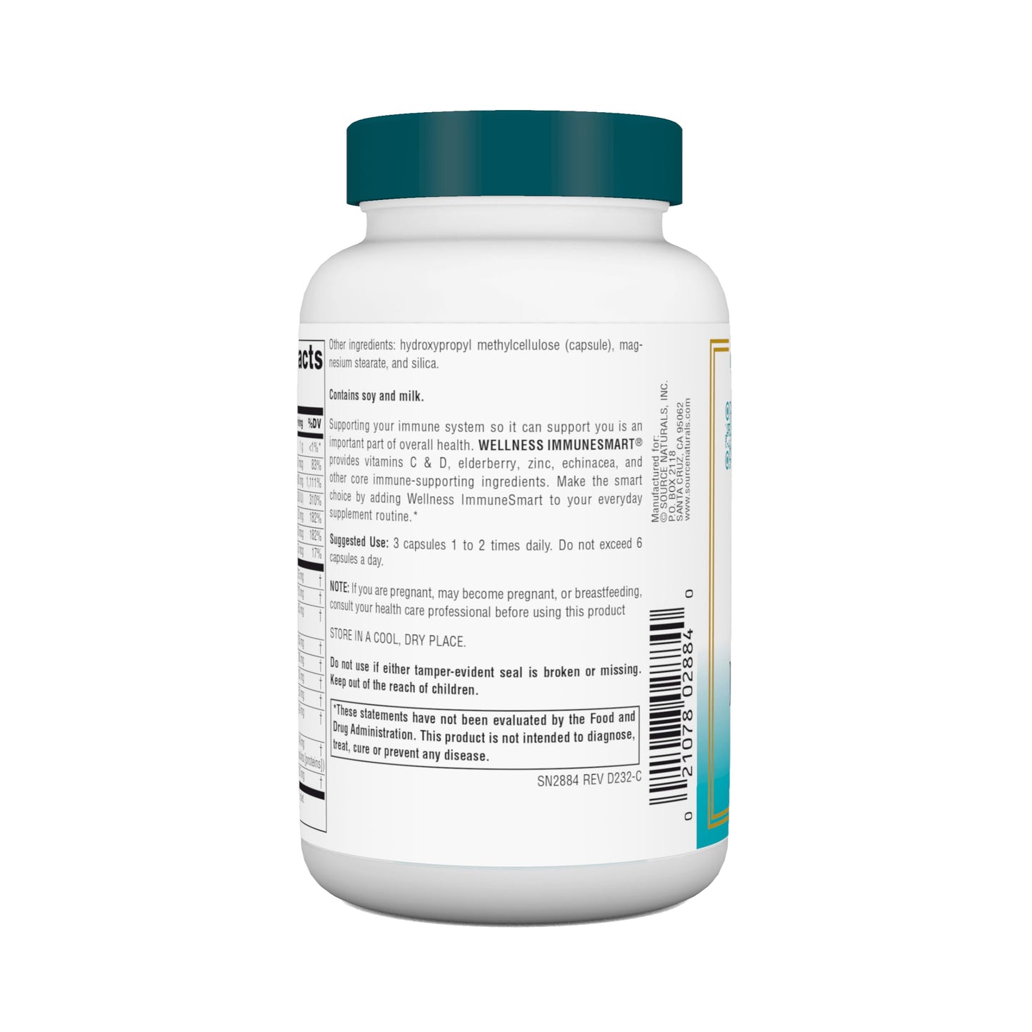 Source Naturals Wellness ImmuneSmart 90 Capsules