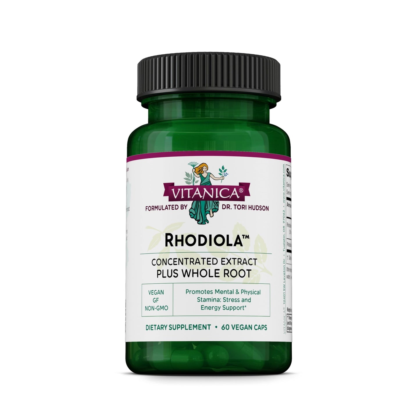 Vitanica Rhodiola Rosea Root Extract 200mg, 60 Capsules