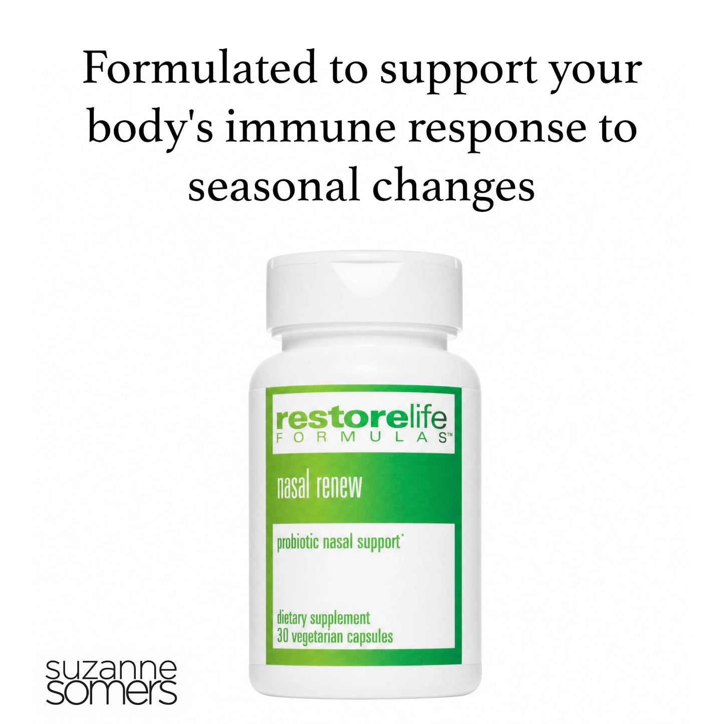 SUZANNE RestoreLife Formulas Nasal Renew Softgels 60 Count