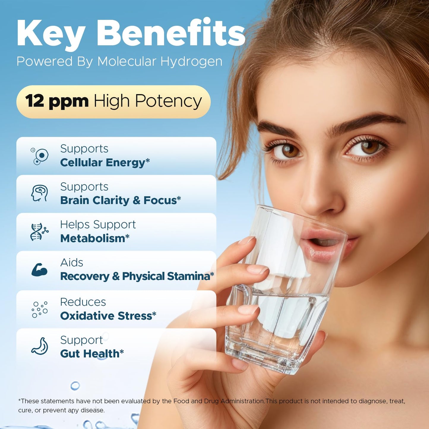 KEDISOM H2 Molecular Hydrogen with Elemental Magnesium Tablets, 120 Count