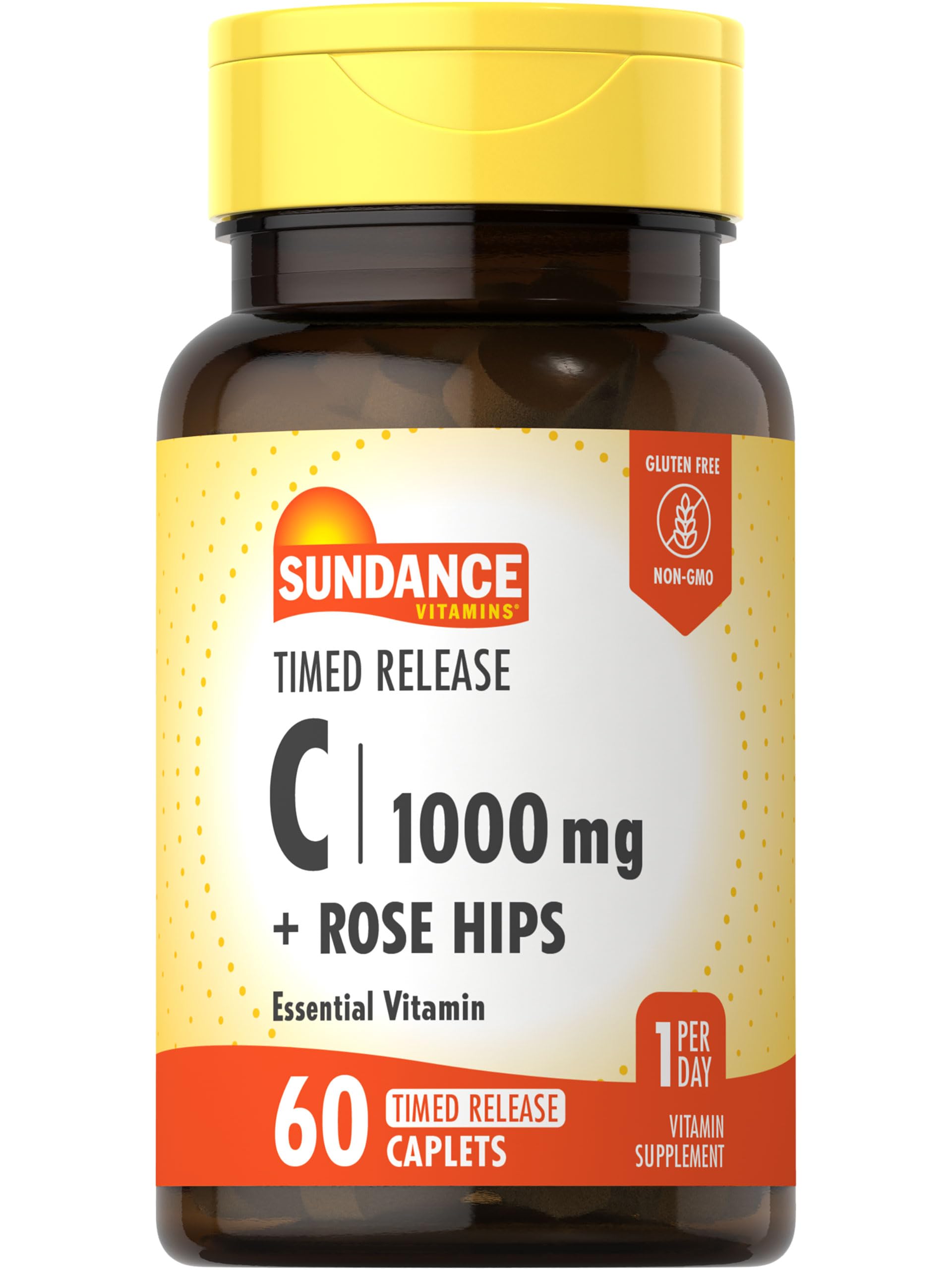 Sundance Vitamin C 1000mg with Rose Hips Caplets 60