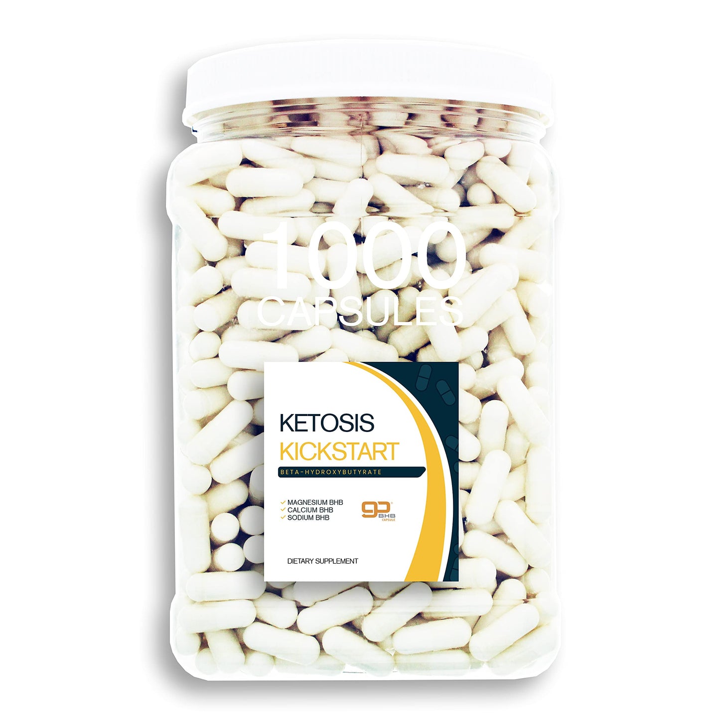 Bulk Buy Ketosis Kickstart Beta-Hydroxybutyrate Salts for Ketogenic Diet Capsule 1000