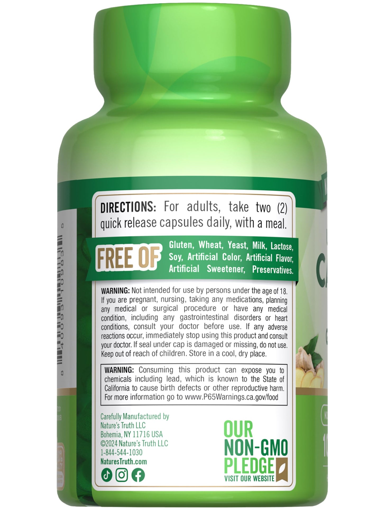 Nature's Truth Cayenne Pepper Capsules 100 Count