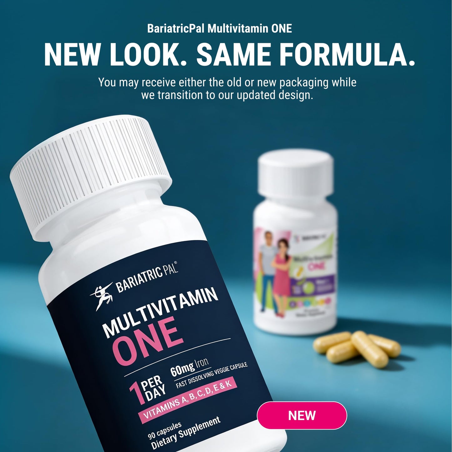 BariatricPal Multivitamin ONE 1 Per Day Capsule, 90 Count